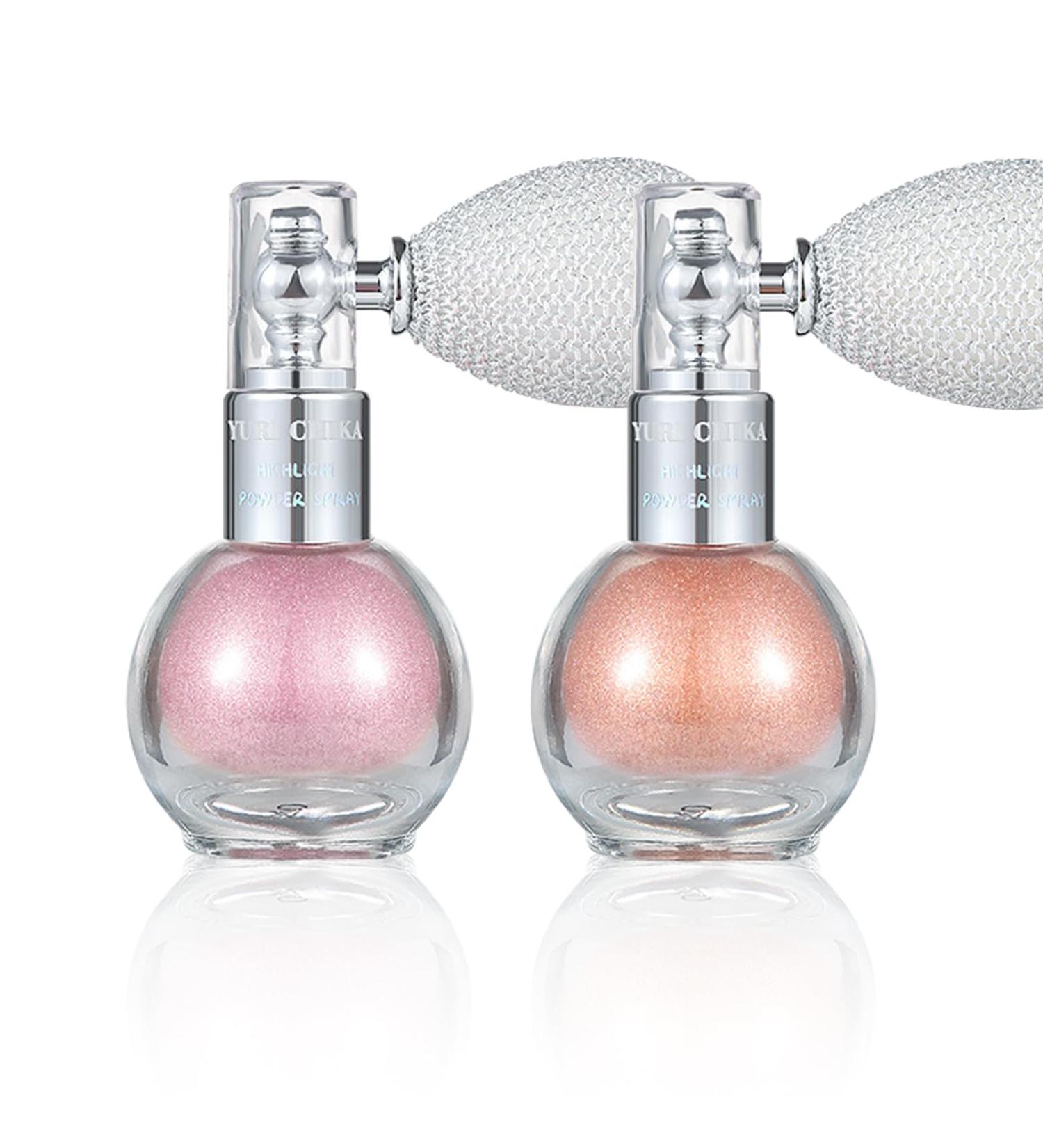 Glitter Spray 2PCS Body Glitter Spray Glitter Hair Spray Quicking Drying and Long Lasting Glitter Spray for Face Hair Body Shimmer Sparkle Powder Makeup Spray for Prom Festival Rave & Party #7*2pcs - Buy Online on GoSupps.com