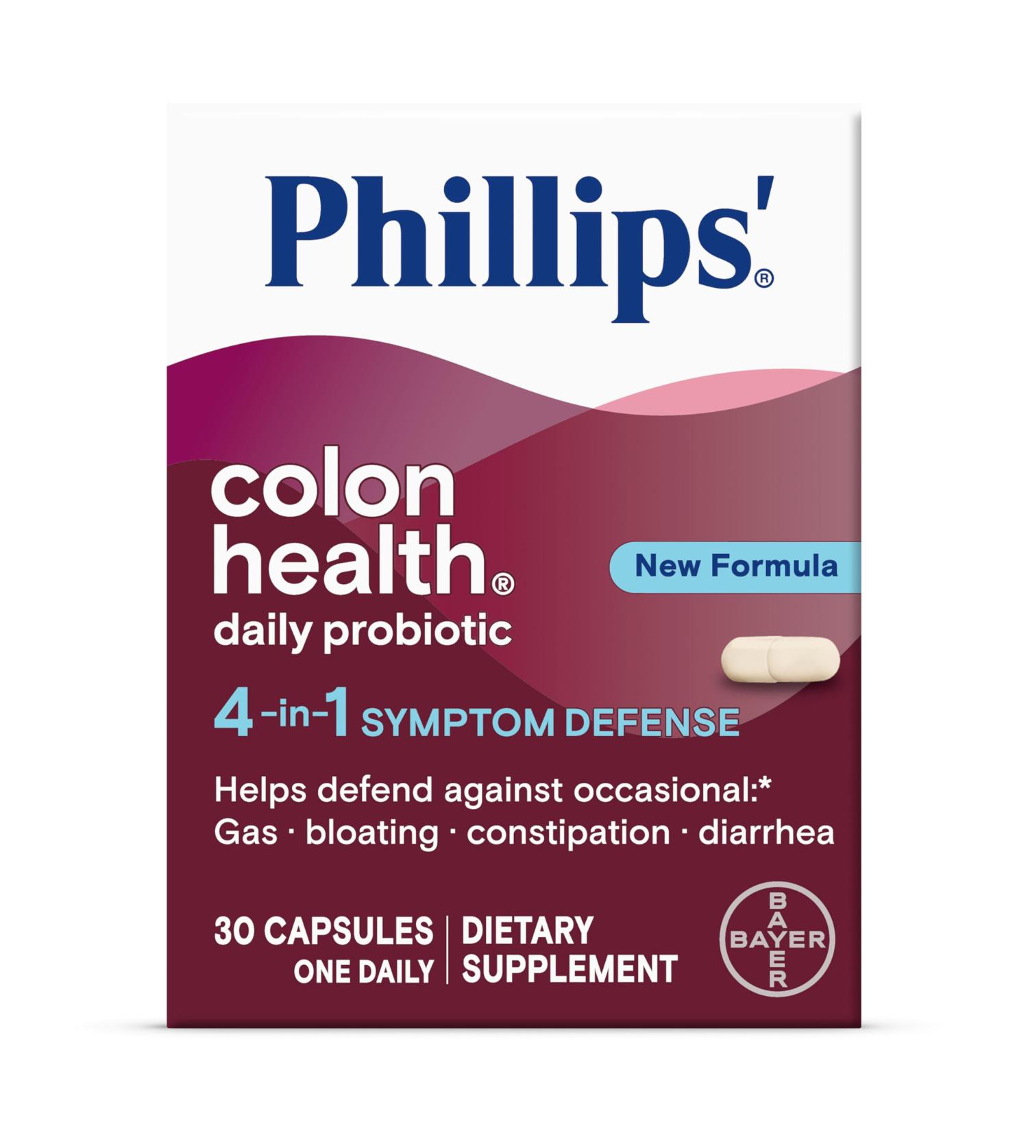 Buy Phillips Colon Health Probiotic Capsules - 3 Pack (30 Count Each) | International Shipping Available - Buy Online on GoSupps.com