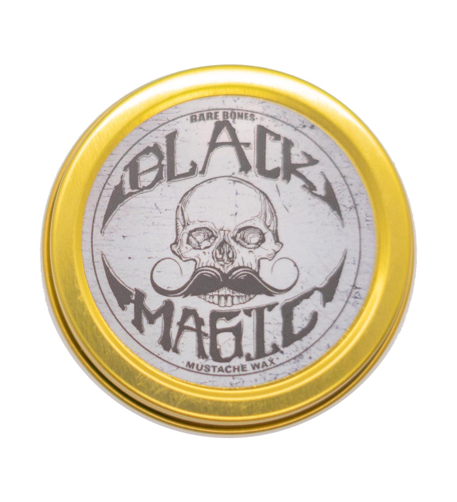 Black Magic Mustache Wax | Hide Grey Hair | Bare Bones | Medium Hold 1 oz | Unscented | International Shipping Available - Buy Online on GoSupps.com