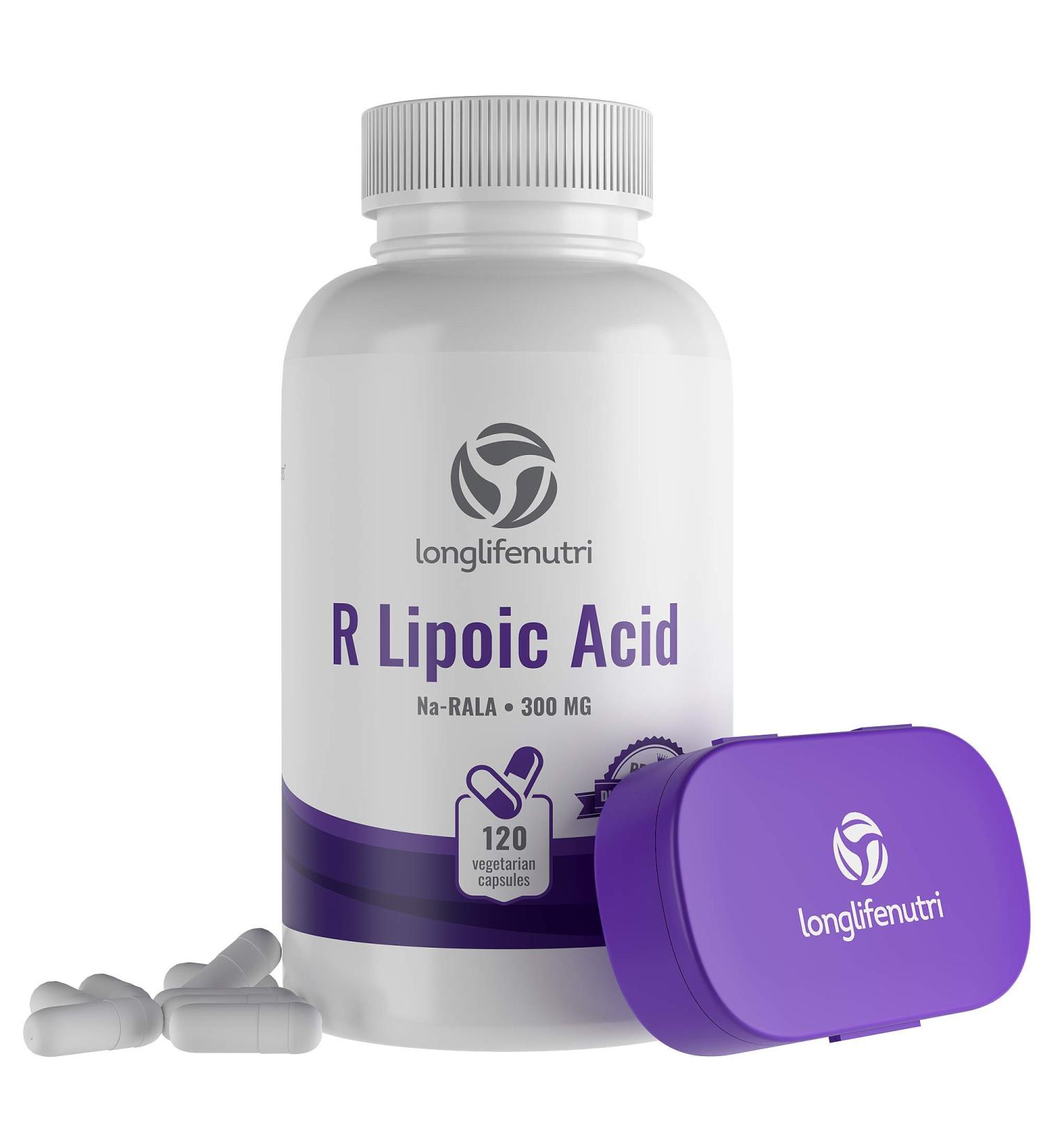 Super Na R-ALA 300mg | 120 Vegetarian Capsules | Supports Glucose Metabolism & Blood Sugar Levels | Non-GMO R-Alpha Lipoic Acid Supplement - Buy Online on GoSupps.com