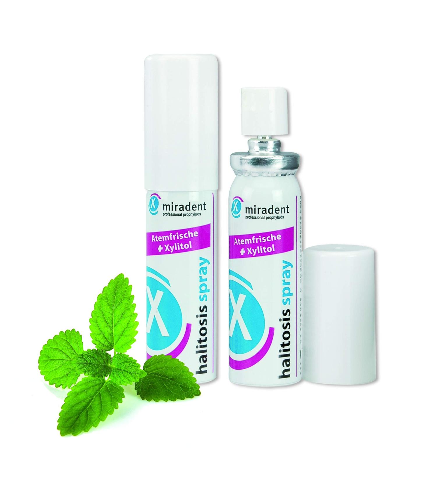 Miradent Halitosis Spray 15ml 3-Pack - Freshen Breath & Combat Bad Odor Globally - Buy Online on GoSupps.com