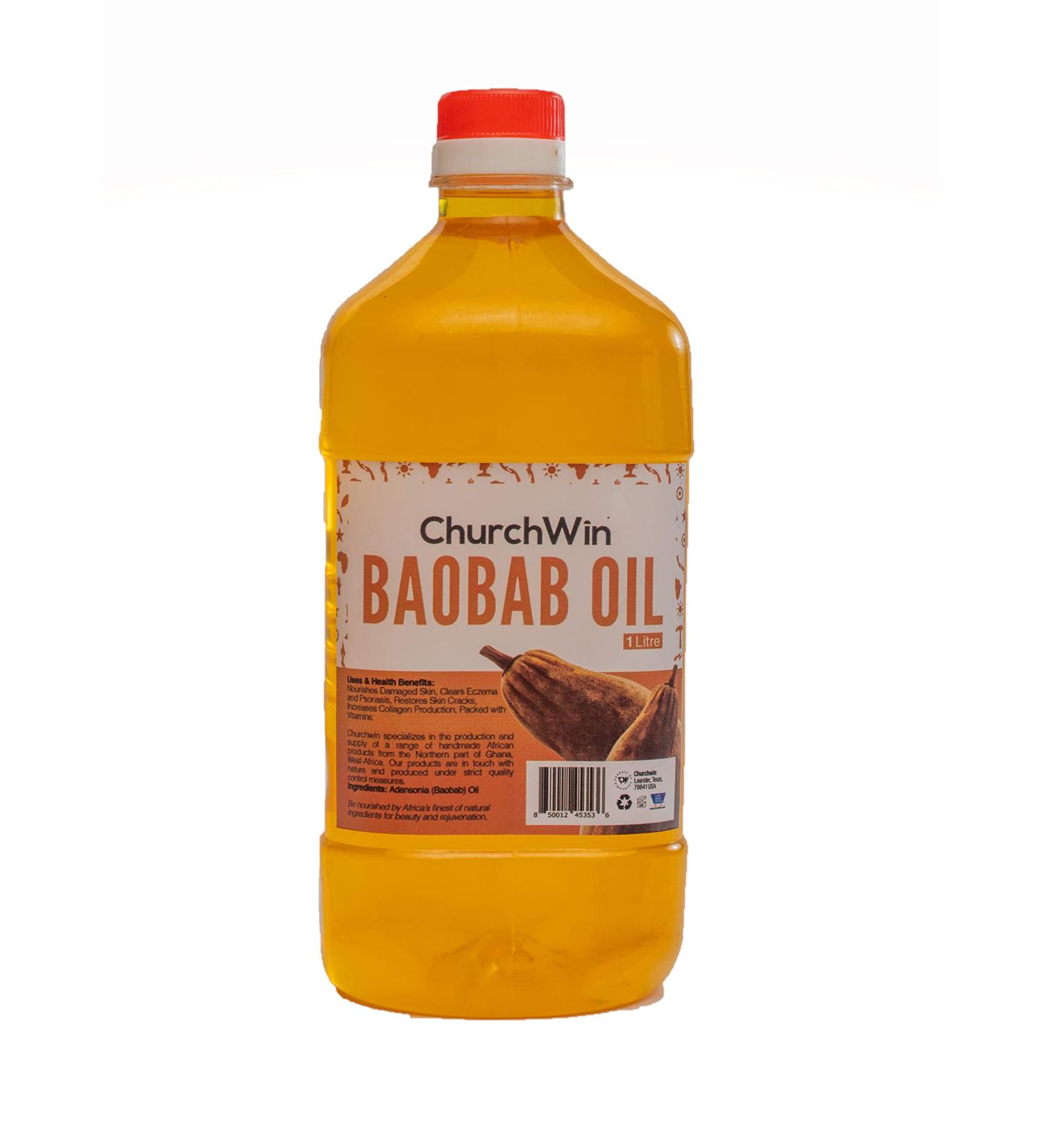 Organic Baobab Carrier Oil 34 Fl OZ - 100% Pure & Natural for Dry Skin, Hair, and Nails - Cold Pressed Massage Therapy Oil - Buy Online on GoSupps.com