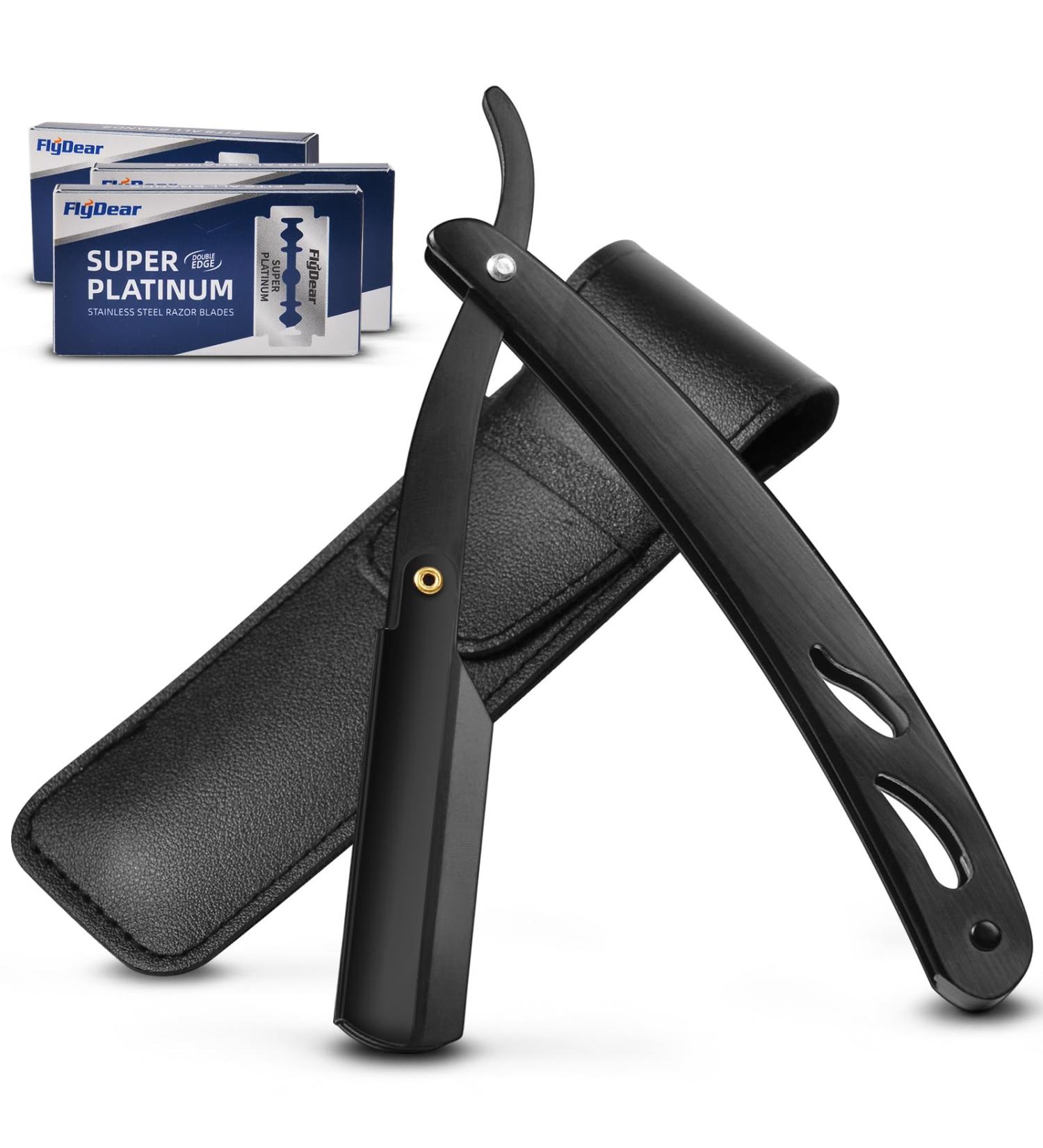 Uraqt Travel Razor Set for Men - Precision Barber Razor with 30 Double Blades & Case - Ideal for On-the-Go Grooming - Buy Online on GoSupps.com