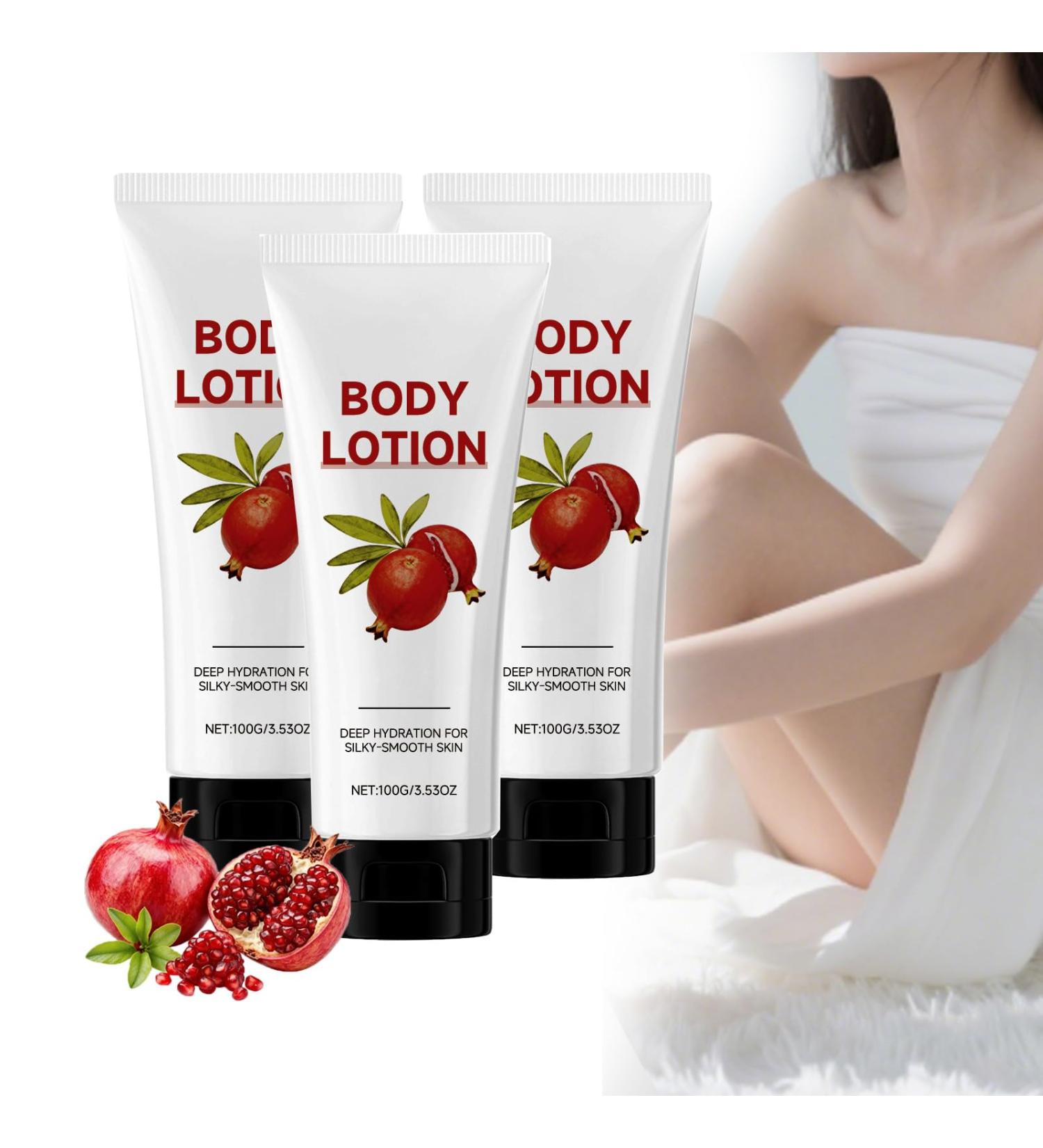  ZLHHRZJX Pomegranate Body Lotion Pomegranate Hand Face and Body Cream - Intensive Moisturizing Lotion for All Skin Types Shea Body Butter with Pomegranate Scent Moisturizing Care (3 PCS) - Buy Online on GoSupps.com