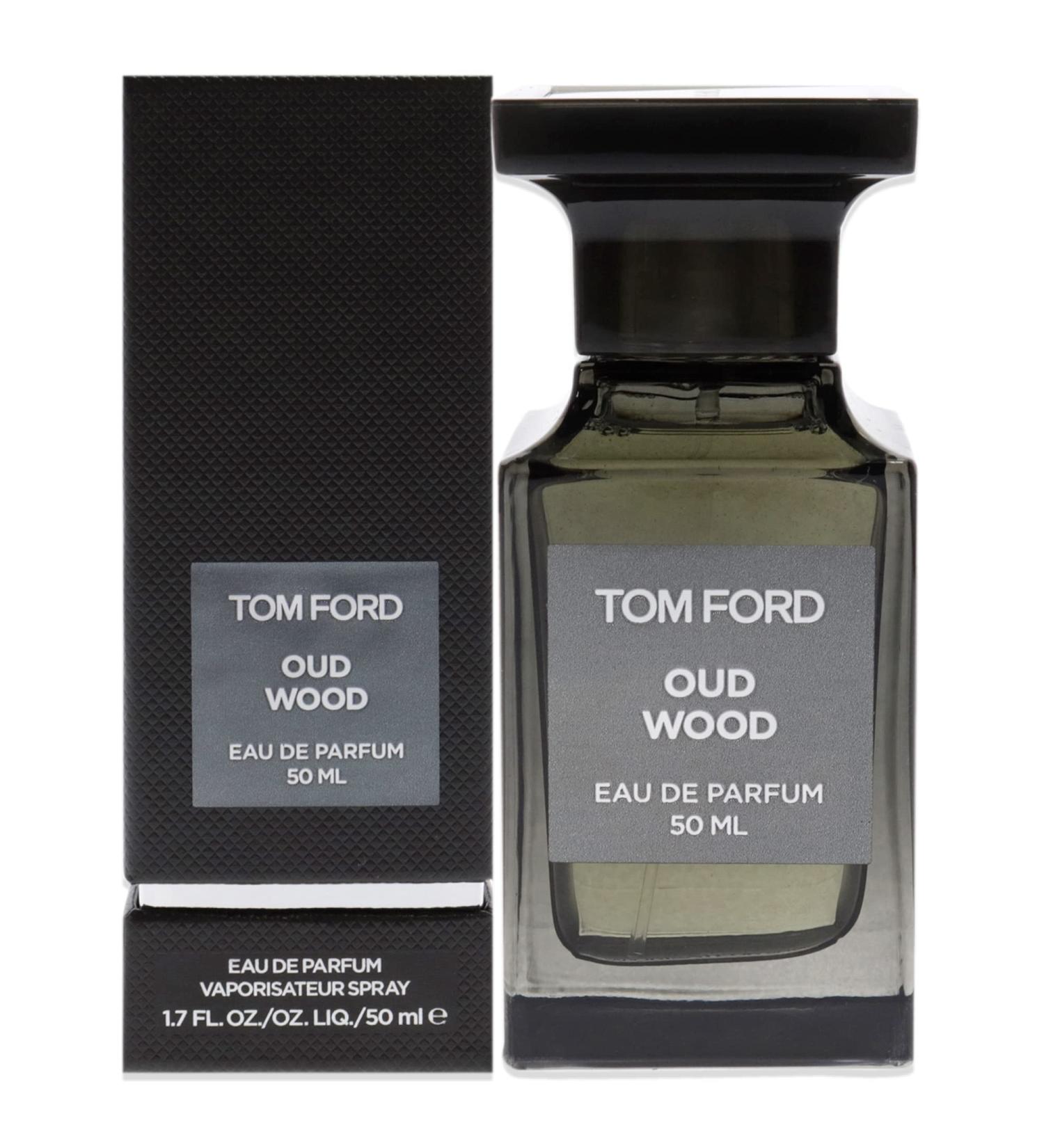 Tom Ford Oud Wood Eau De Parfum Spray 50ml - Exotic Scent for Men - 1.7oz Black Bottle - Buy Online on GoSupps.com