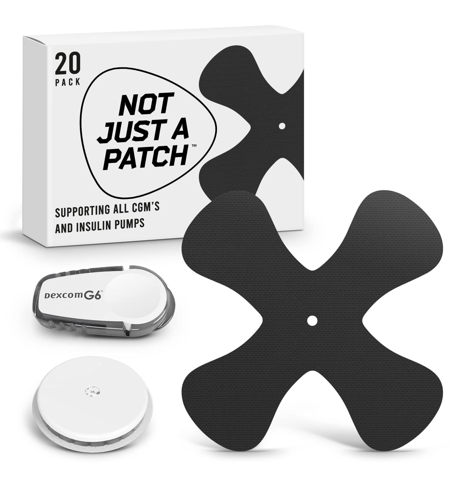 X-Patch CGM Sensor Patches (20 Pack) - Water Resistant & Durable - Dexcom G6, Omnipod, Freestyle Libre 2 Covers - Buy Online on GoSupps.com