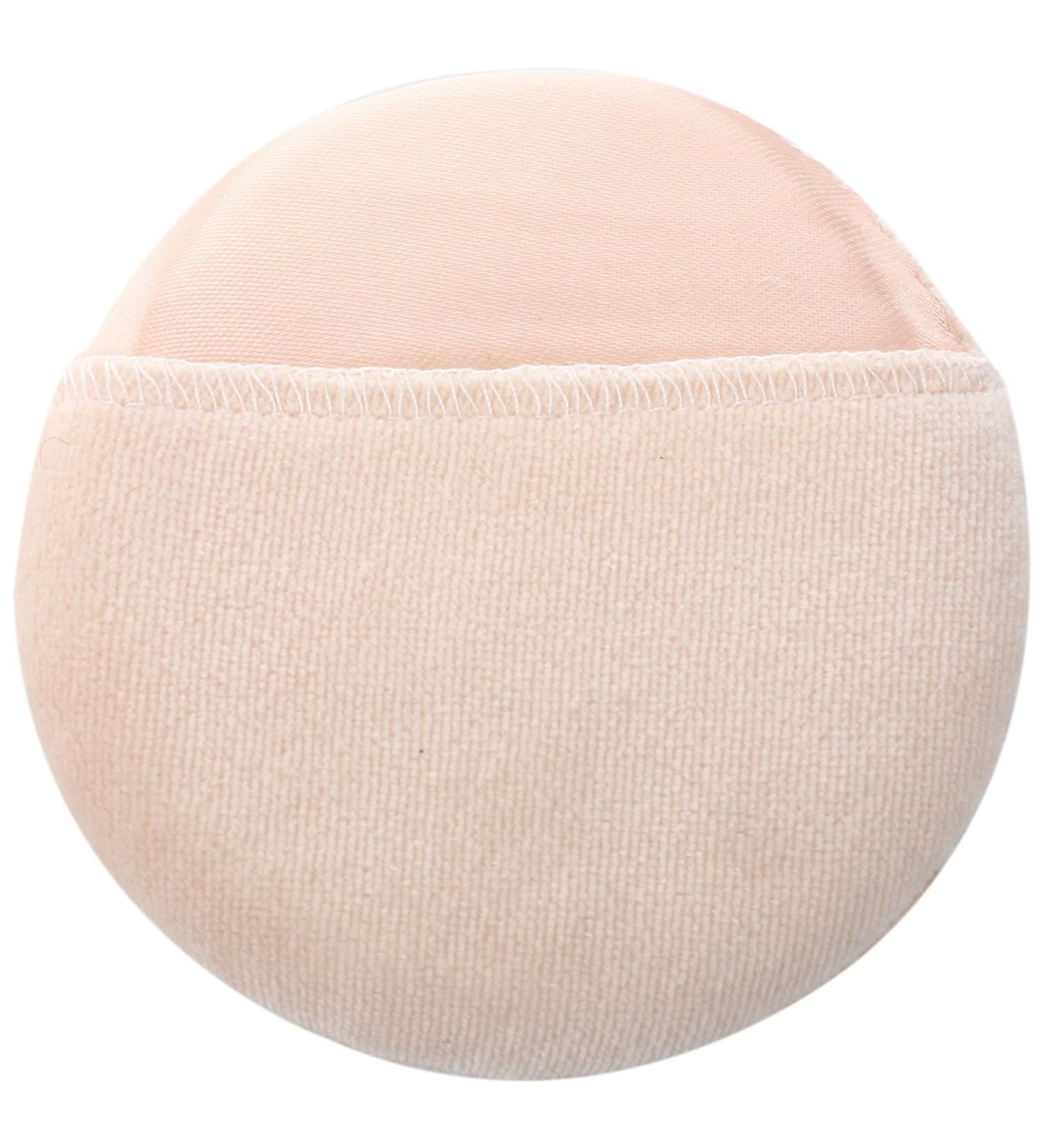 JANZU Women Cosmetic Beige White Round Face Makeup Powder Puff - Buy Online on GoSupps.com