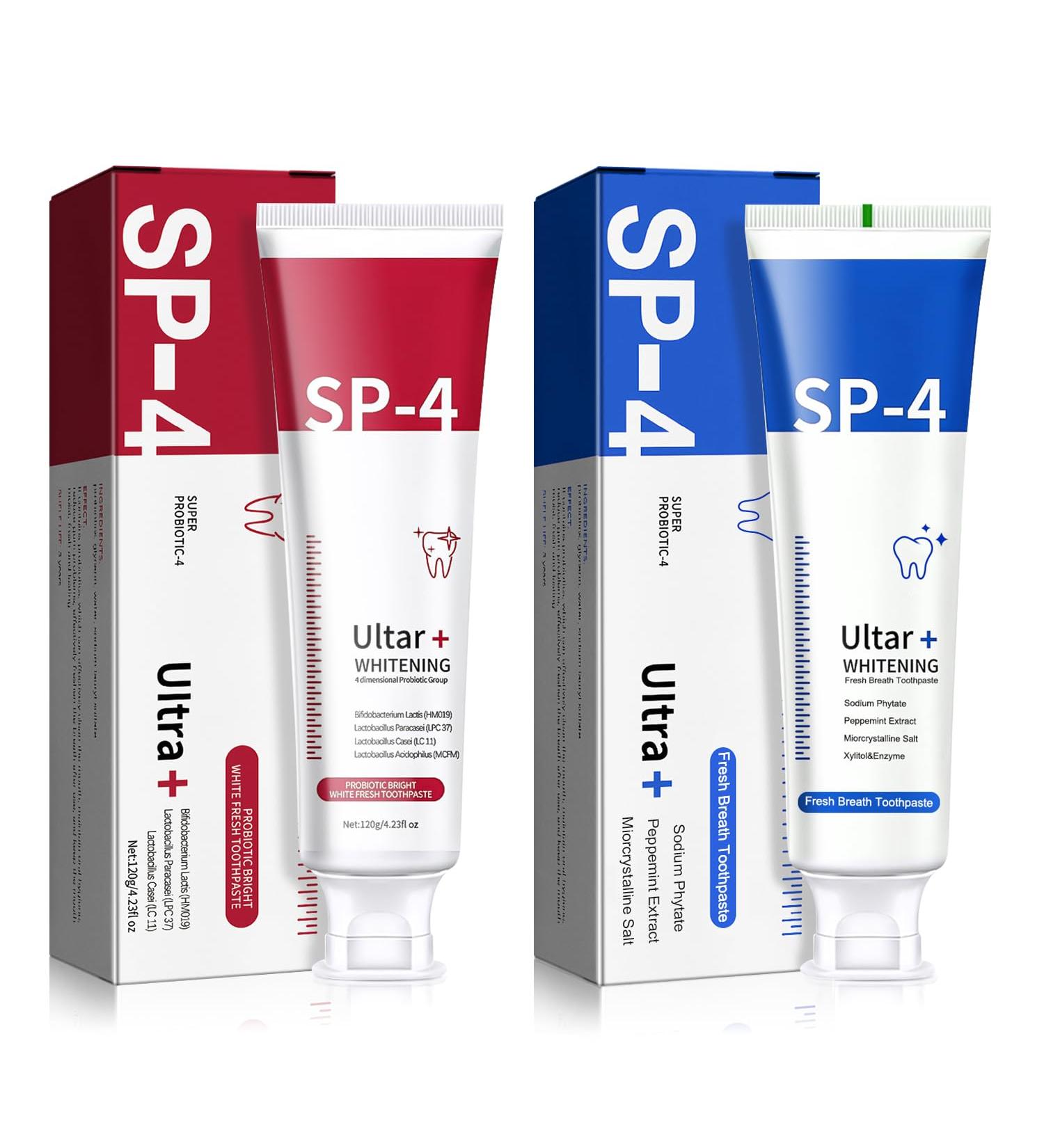 Yayashi SP-4 & Yiliku SP-4 Toothpaste | Fresh Breath Probiotic Toothpastes | International Shipping - Buy Online on GoSupps.com