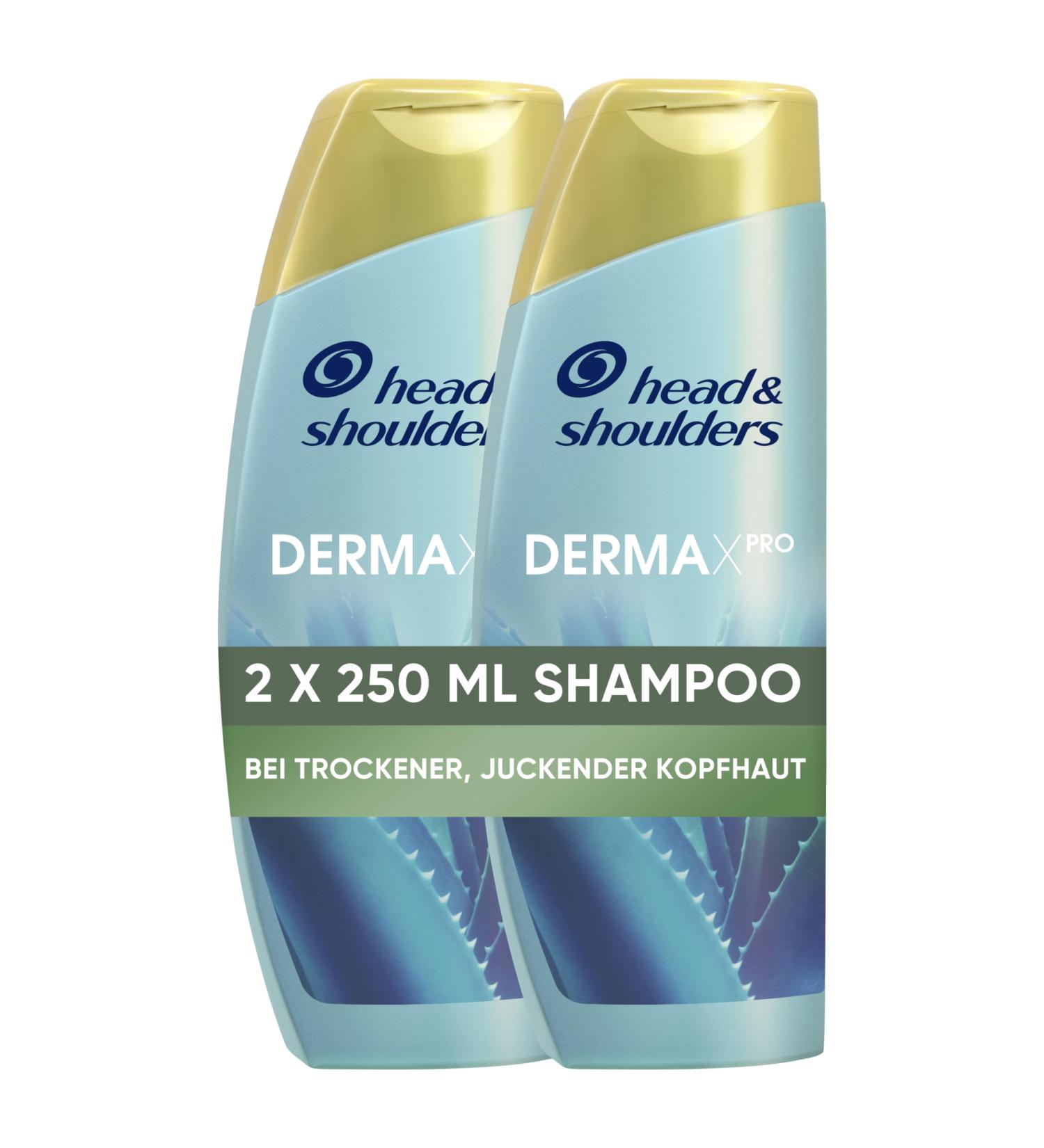Head & Shoulders Dermaxpro Soothing Anti-Scales Shampoo for Dry Itchy Scalp - 2x250ml | International Shipping Available - Buy Online on GoSupps.com