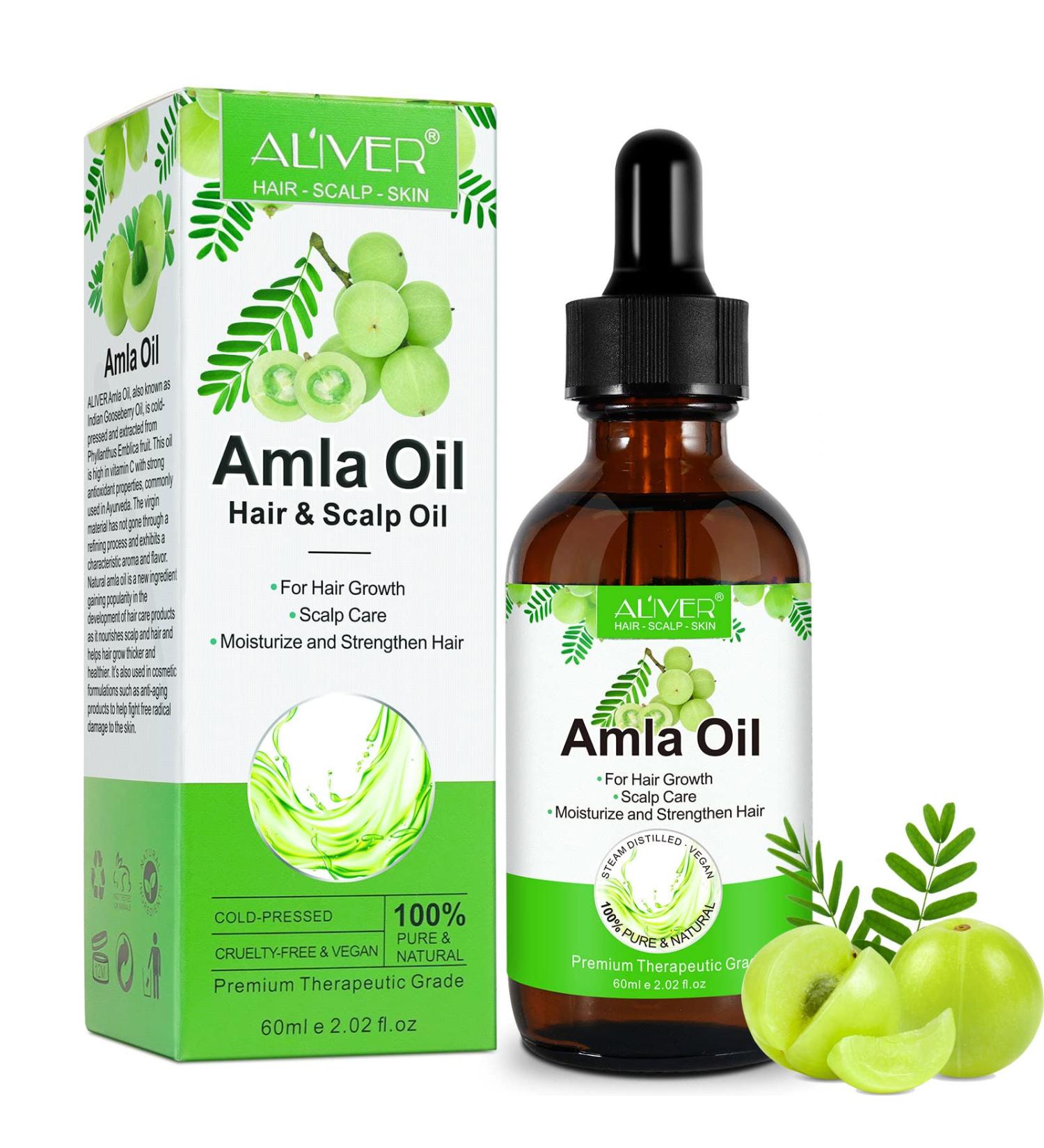 Alma Oil Hair - Stimulate Growth & Nourish Scalp | 60ml Aromatherapy & Massage Oil for Men & Women - Buy Online on GoSupps.com