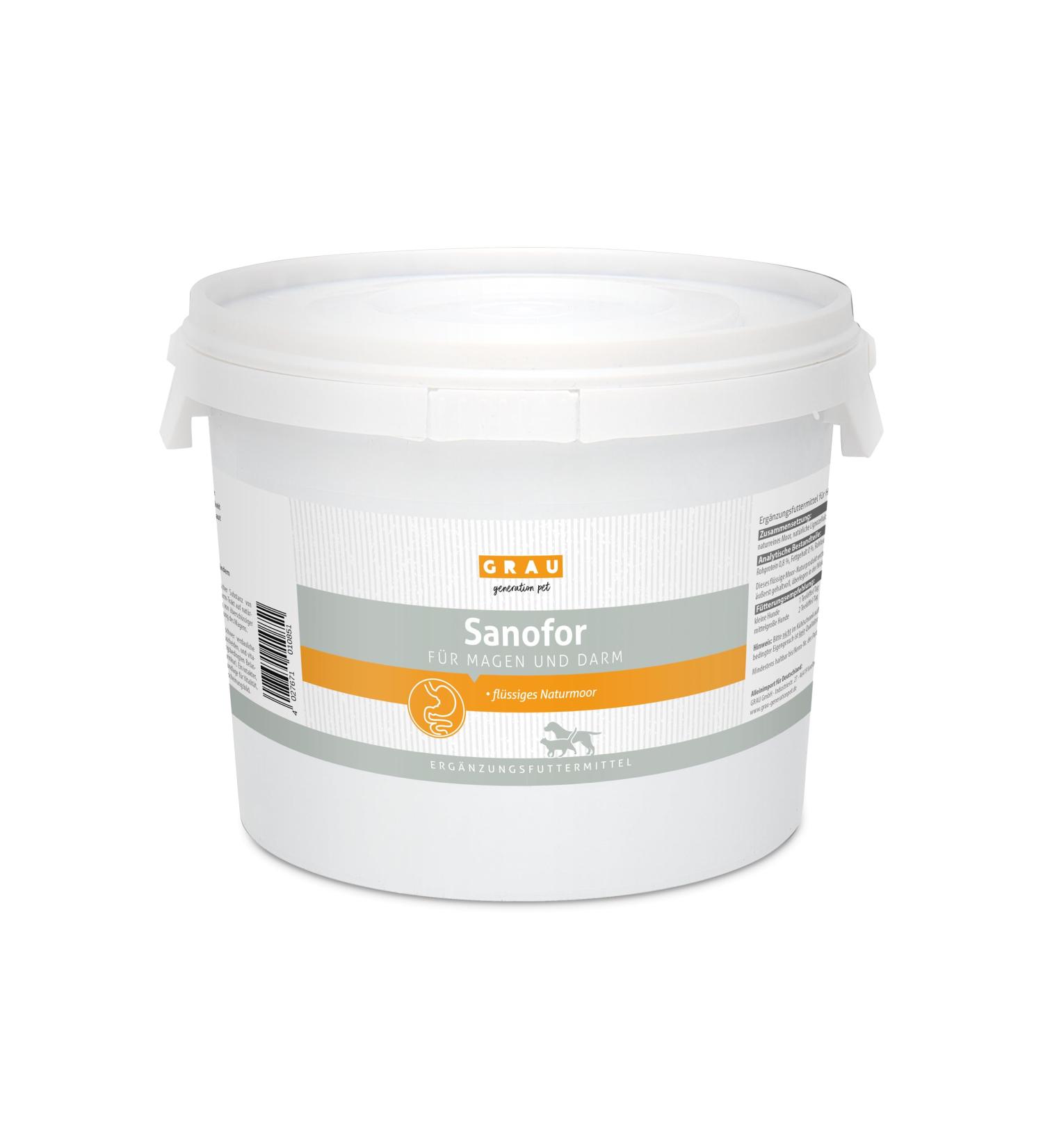 GRAU The Original Sanofor Therapeutic Peat Reconstituting For Intestinal Flora For Living Intestinal Flora And Mucosa Pack Of 1 (1 x 2.5 kg) Food Supplement For Dogs/Cats - Buy Online on GoSupps.com