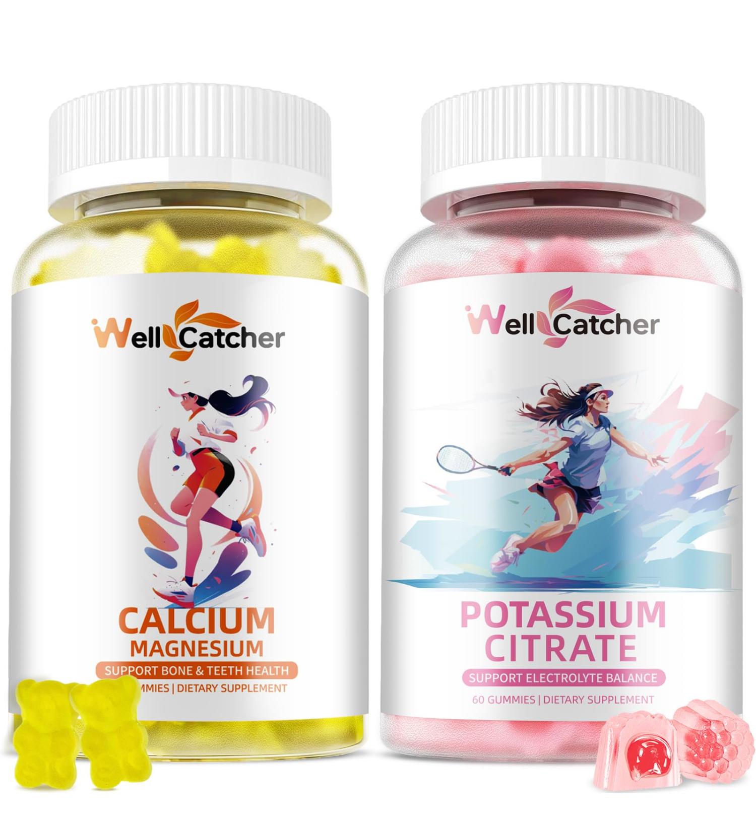Potassium Citrate Gummies with Calcium Magnesium Gummies - Buy Online on GoSupps.com