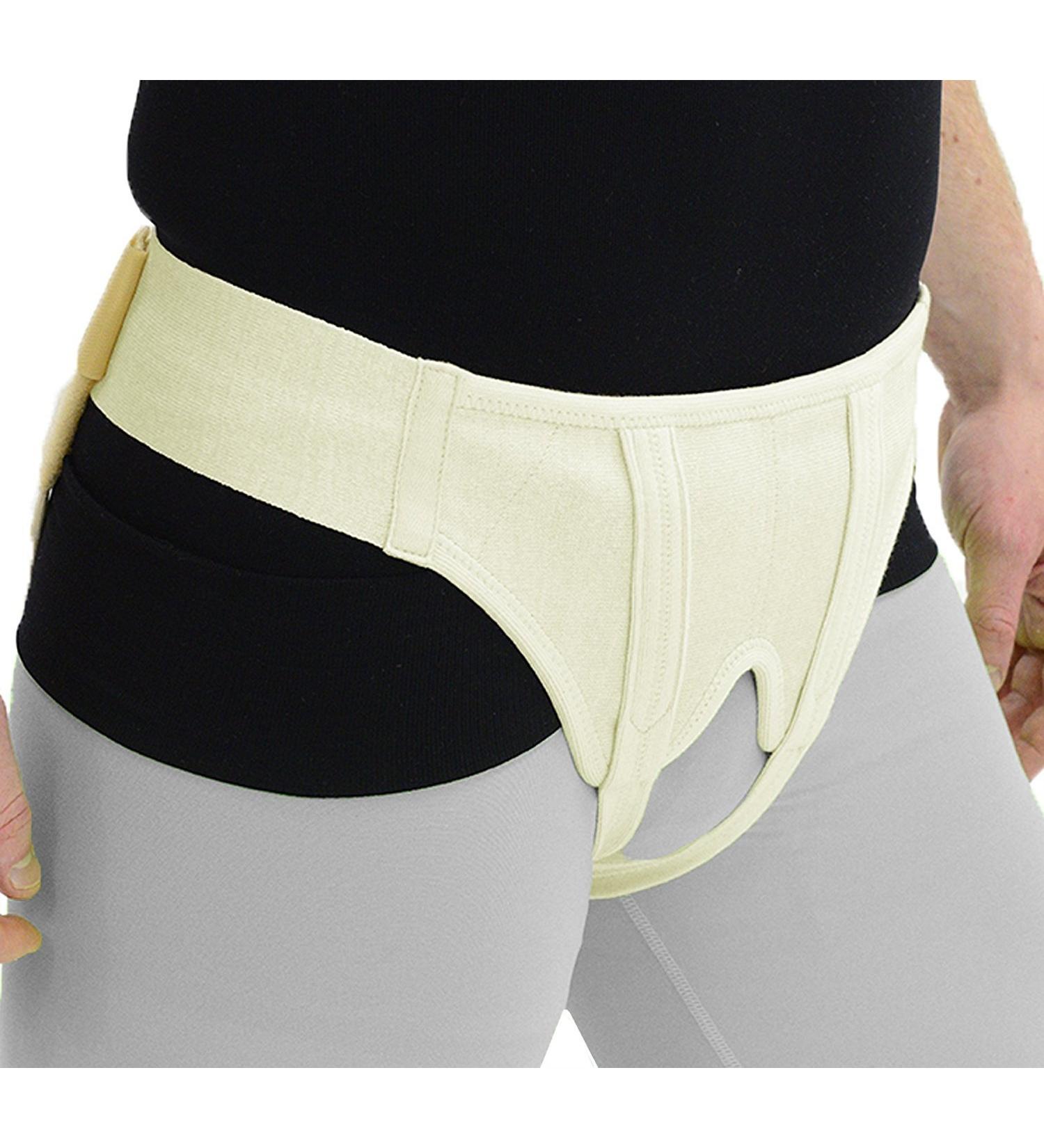 Ita-Med Double-Sided Hernia Support | Removable Foam Inserts | Medium Size | International Shipping Available - Buy Online on GoSupps.com