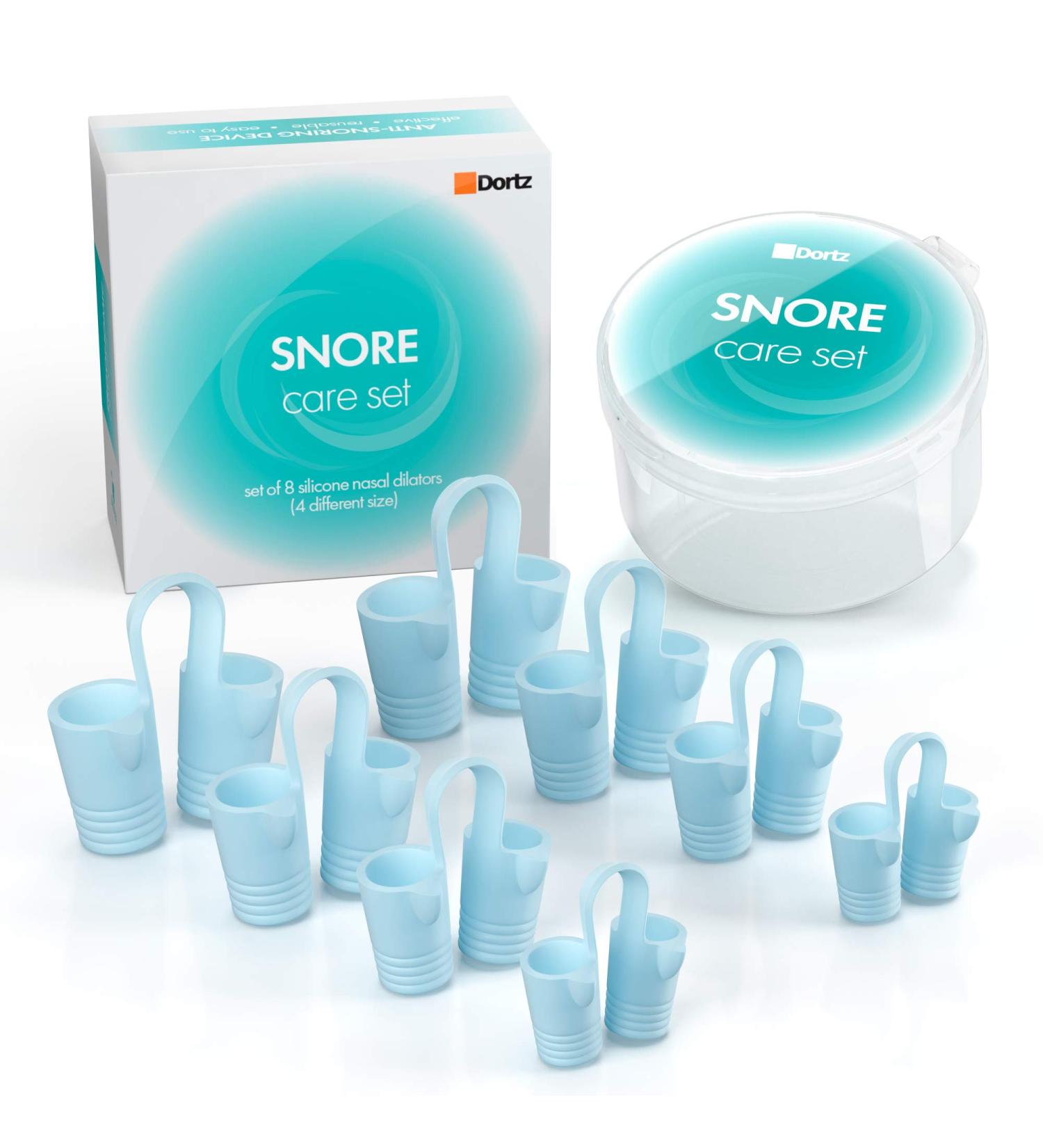 Snore Nasal Dilators - Anti Snoring Nose Vents - Effective Snore Stopper in Blue - Buy Online on GoSupps.com