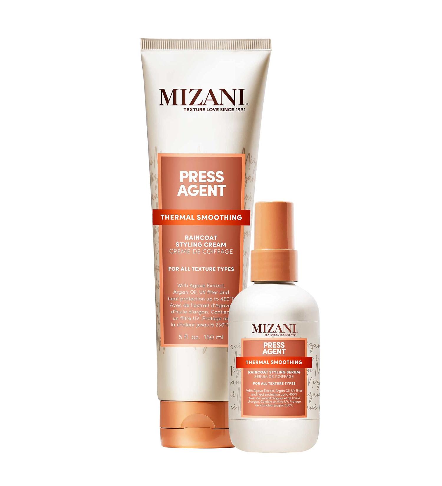 MIZANI Press Agent Raincoat Thermal Styling Cream & Serum - Heat Protection for Salon-Quality Style - Buy Online on GoSupps.com