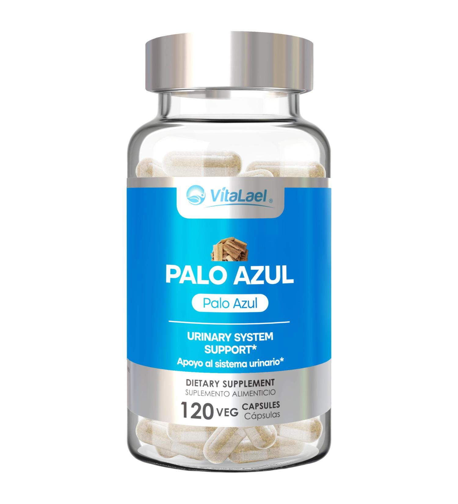 VitaLael Palo Azul Capsules - Natural Urinary Tract Support & Healthy Flow Supplement - 120 Count