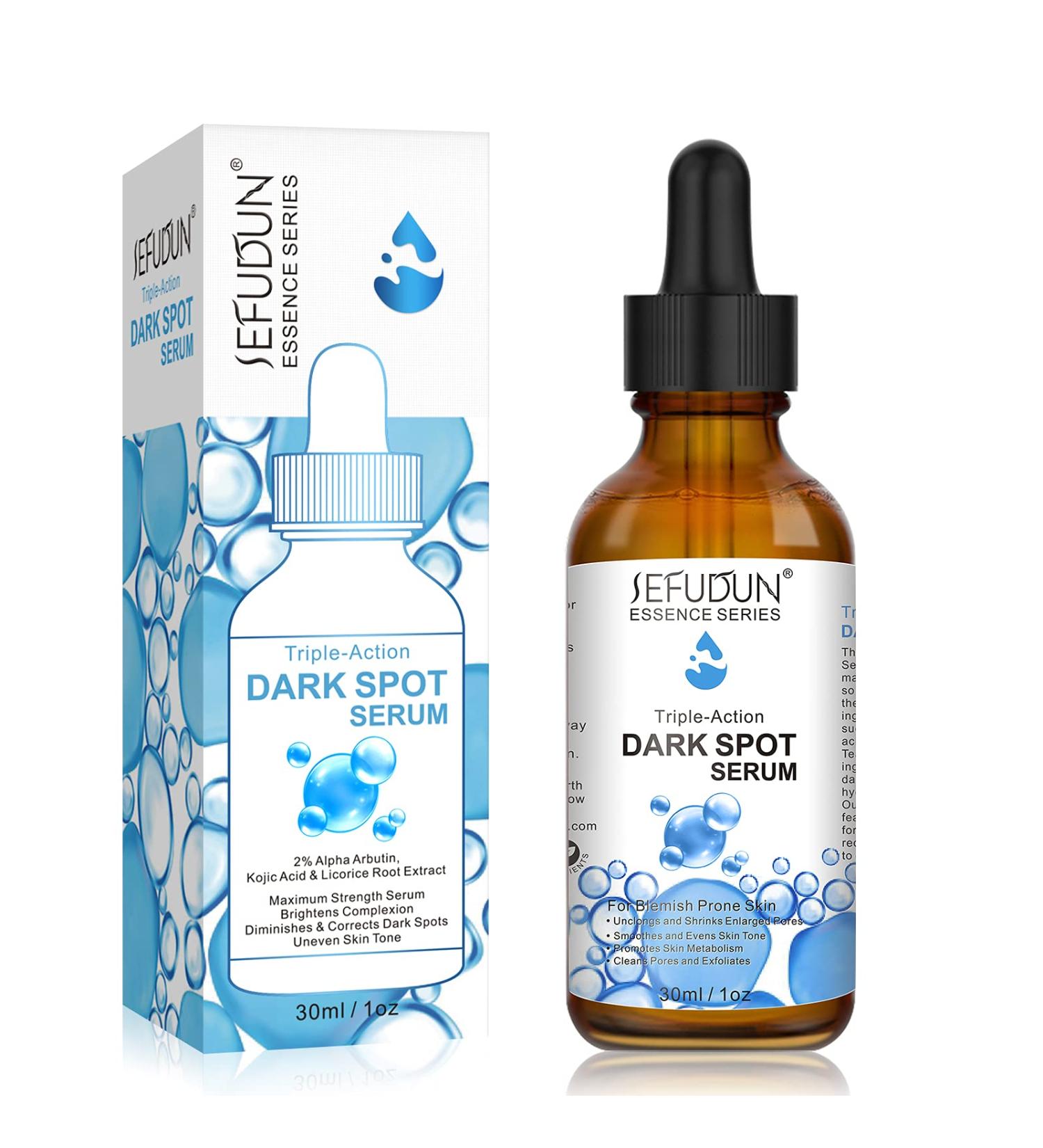Dark Spot Corrector Serum for Face and Body with 2% Alpha-Arbutin Kojic Acid Licorice Root Extract Effective Remedy Reduces and Corrects Dark Spots(30ml) - Buy Online on GoSupps.com