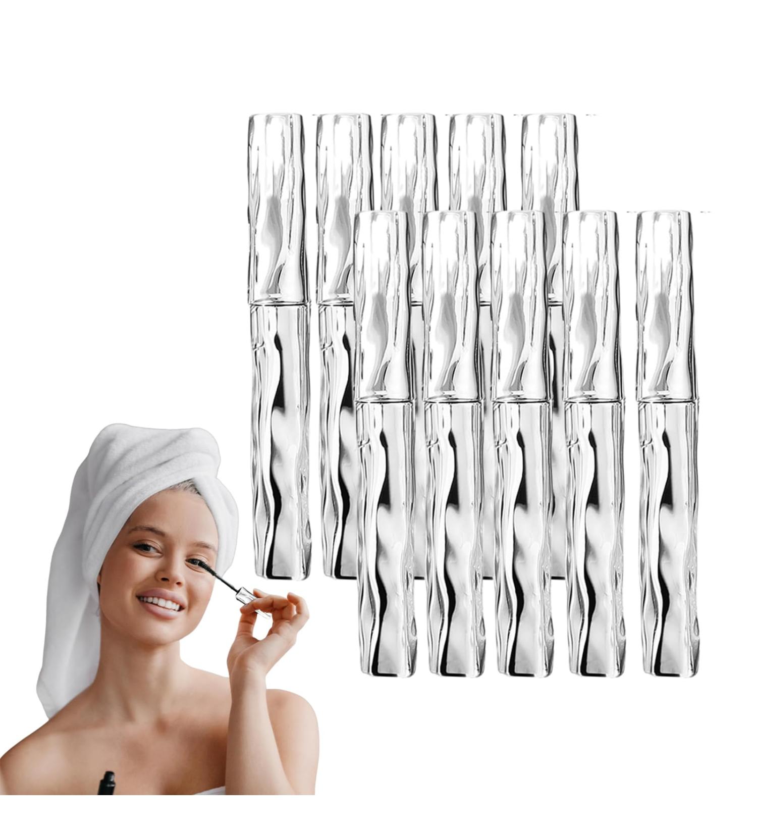 VKaoess Waterproof and sweatproof lengthening mascara Lengthening and curling mascara black Volumizing iron wand for fine short eyelashes allday wear smudgeproof 10 pieces - Buy Online on GoSupps.com