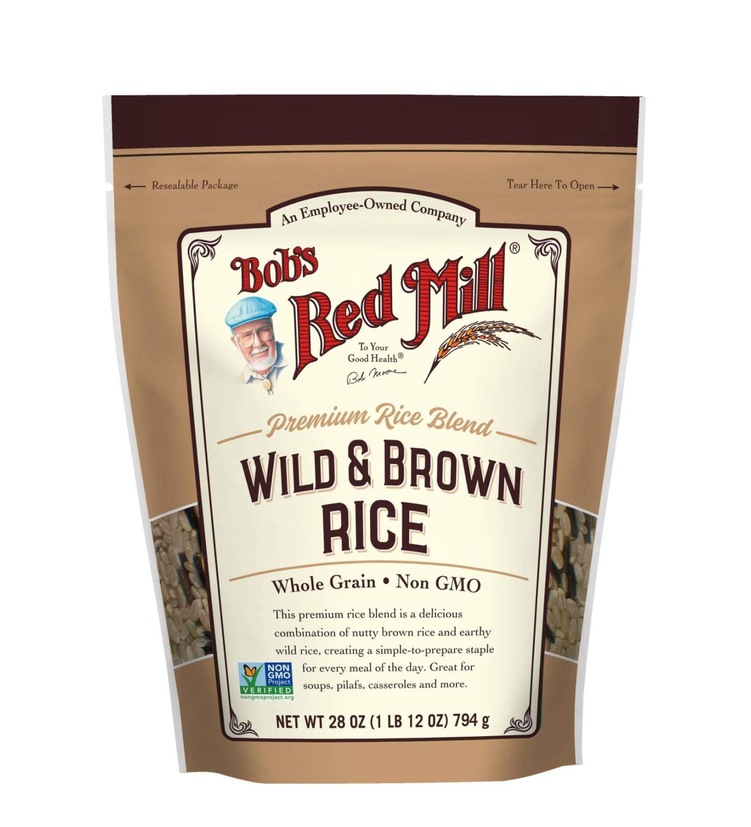 Bob's Red Mill Wild & Brown Rice 28 oz - Nutritious Whole Grain Rice Blend - Buy Online on GoSupps.com