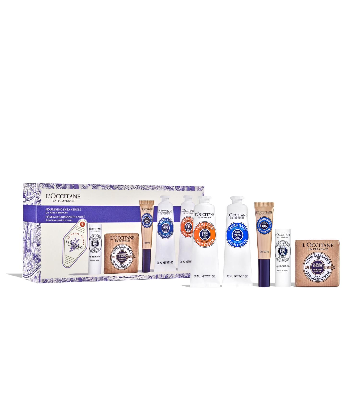 L'OCCITANE Nourishing Shea Heroes Holiday Gift Set | Moisturized & Softened Skin | International Shipping - Buy Online on GoSupps.com