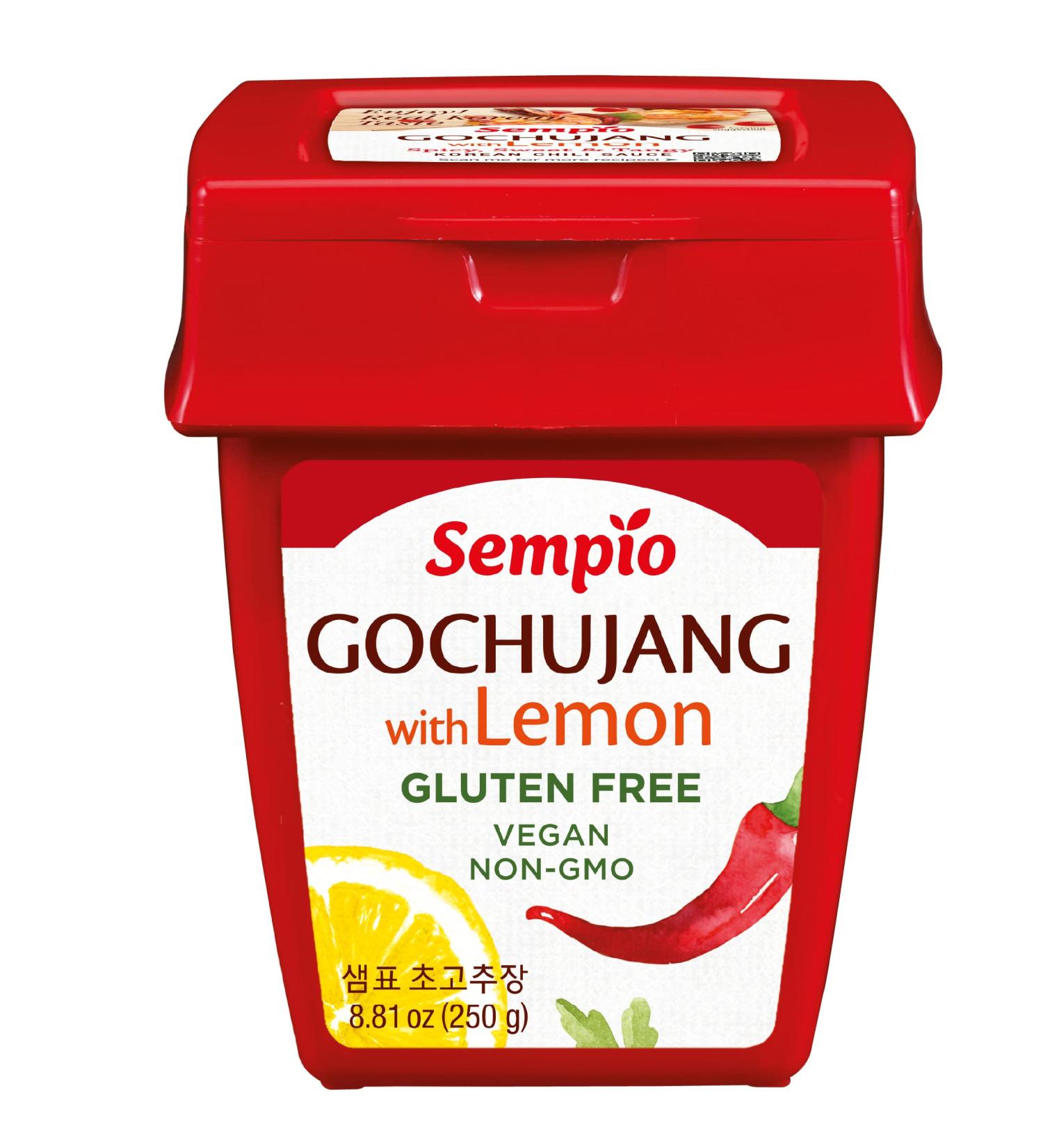 Sempio Korean Gochujang with Lemon (8.81 oz) - Gluten Free, Vegan, Non-GMO Chili Paste - Buy Online on GoSupps.com