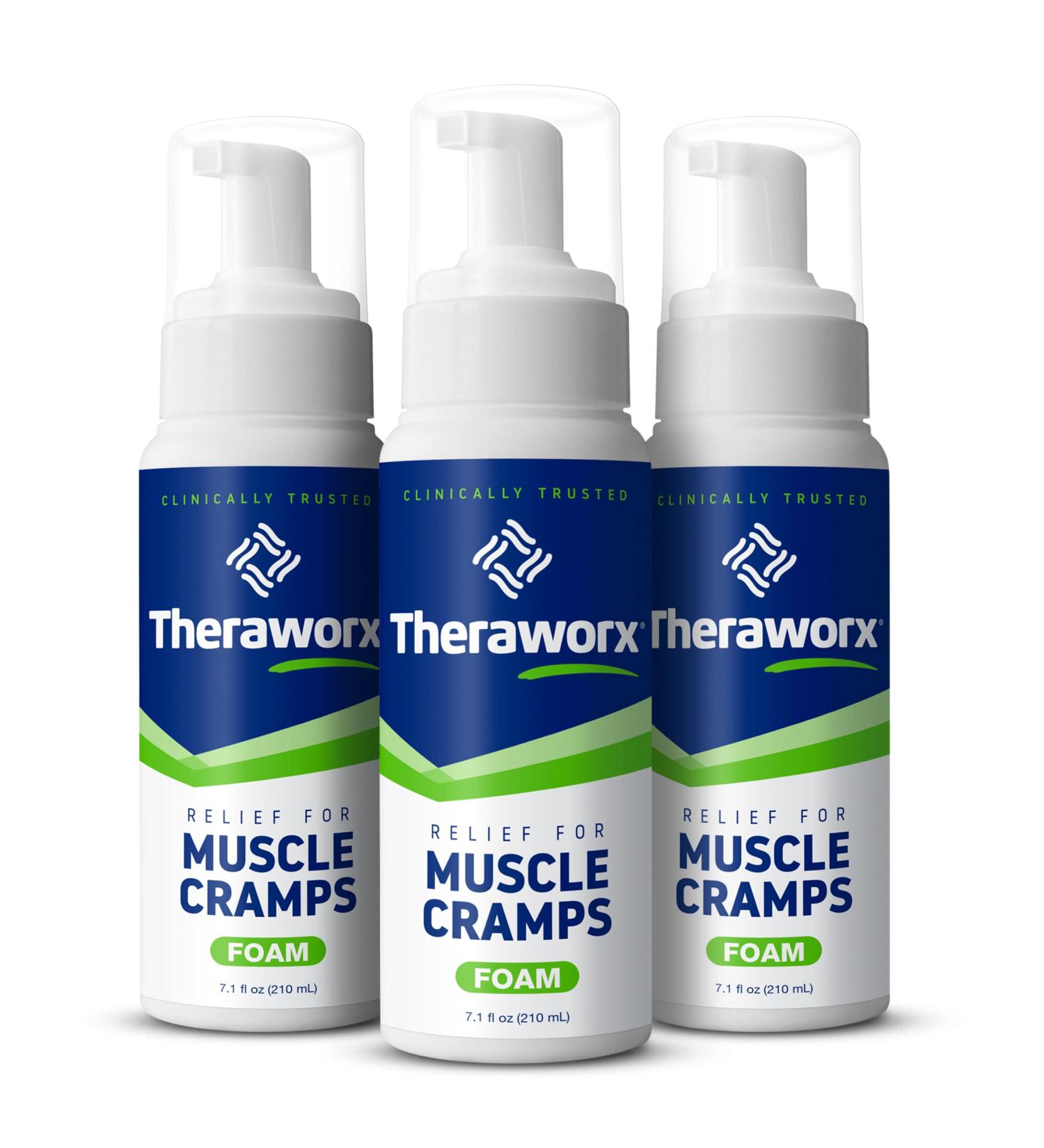 Theraworx Relief Foam - 7.1 Fl. Oz (Pack of 3) | Effective Pain Relief & Fast Shipping Worldwide - Buy Online on GoSupps.com