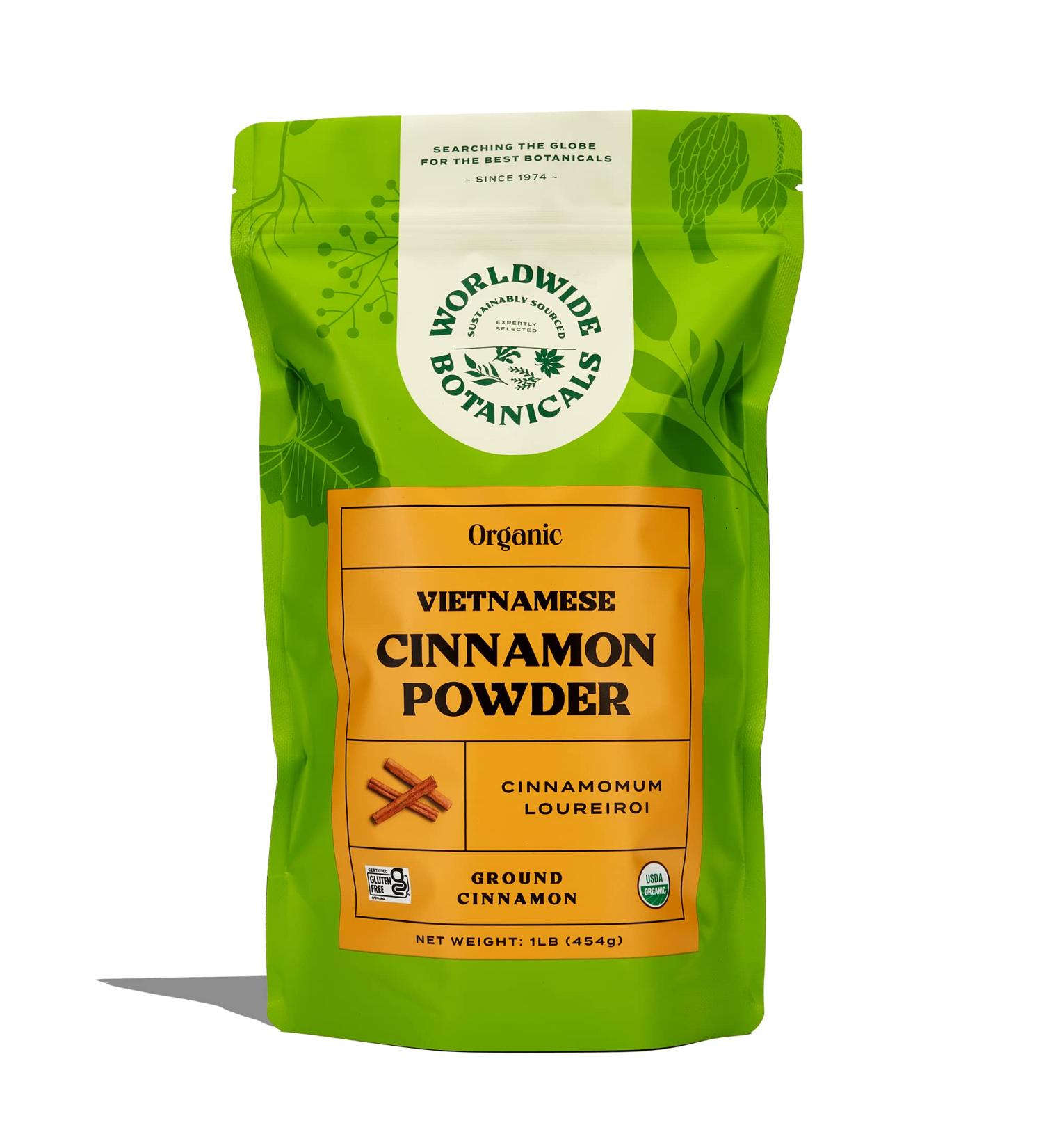 Organic Cinnamon Powder | 100% Pure Vietnamese Spice | Sustainably Harvested | Kosher | 1 lb - Buy Online on GoSupps.com