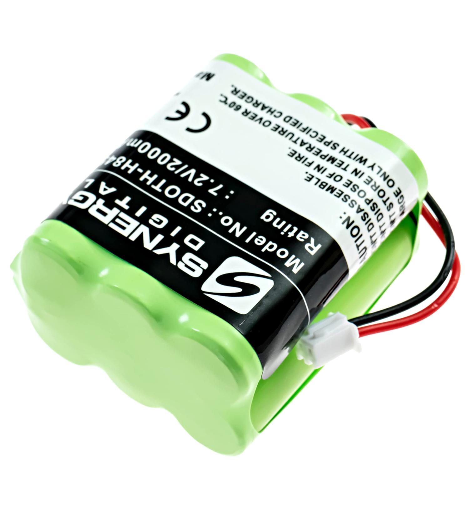 Synergy Digital Alarm System Battery - Compatible with 2GIG 228844 6MR2000AAY4Z BATT1 & BATT2X | 7.2V Ni-MH 2000mAh | International Shipping - Buy Online on GoSupps.com