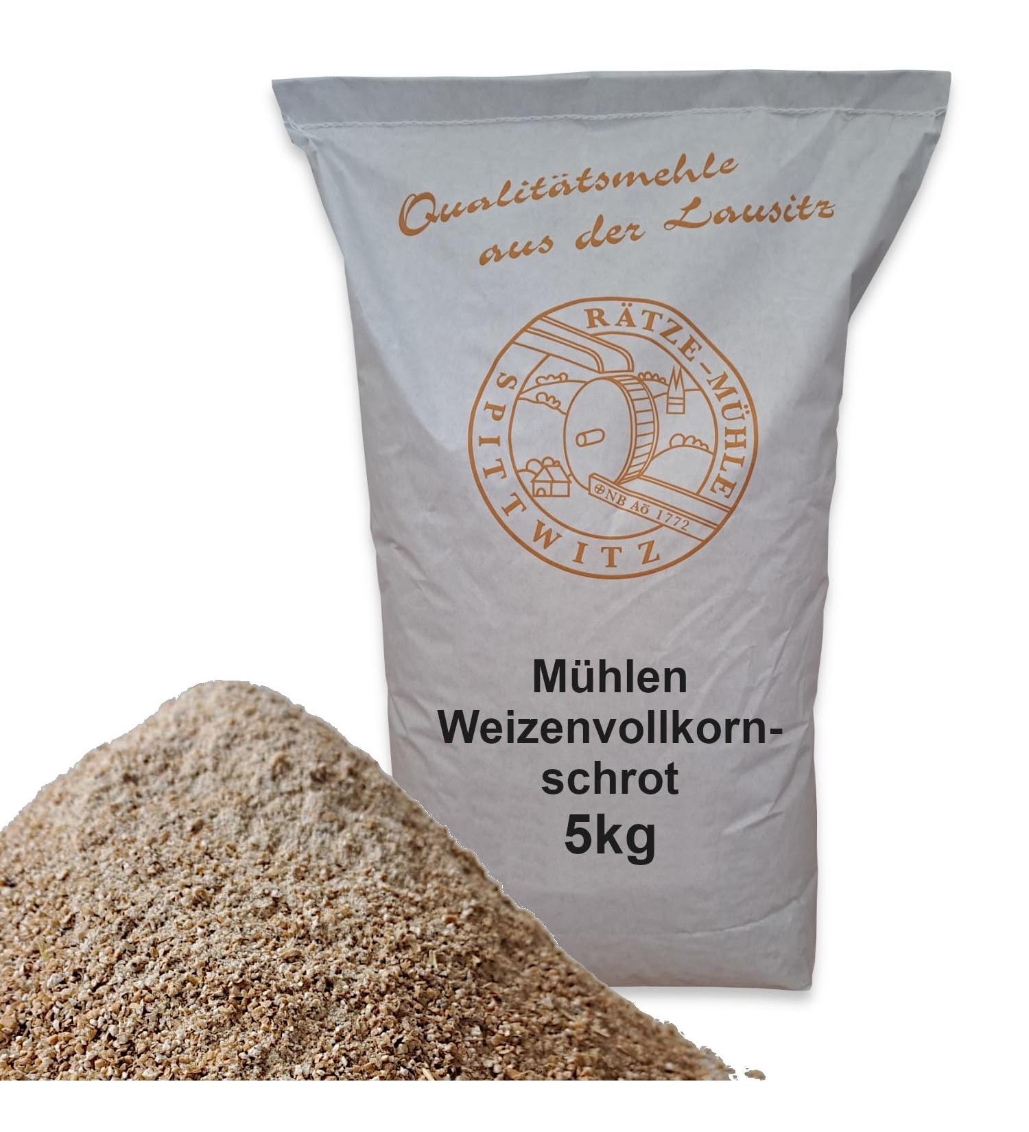 Buy Mills Whole Wheat Meal Medium 5kg - Fresh 100% Regional & Natural Wheat | R tze Mill - Buy Online on GoSupps.com