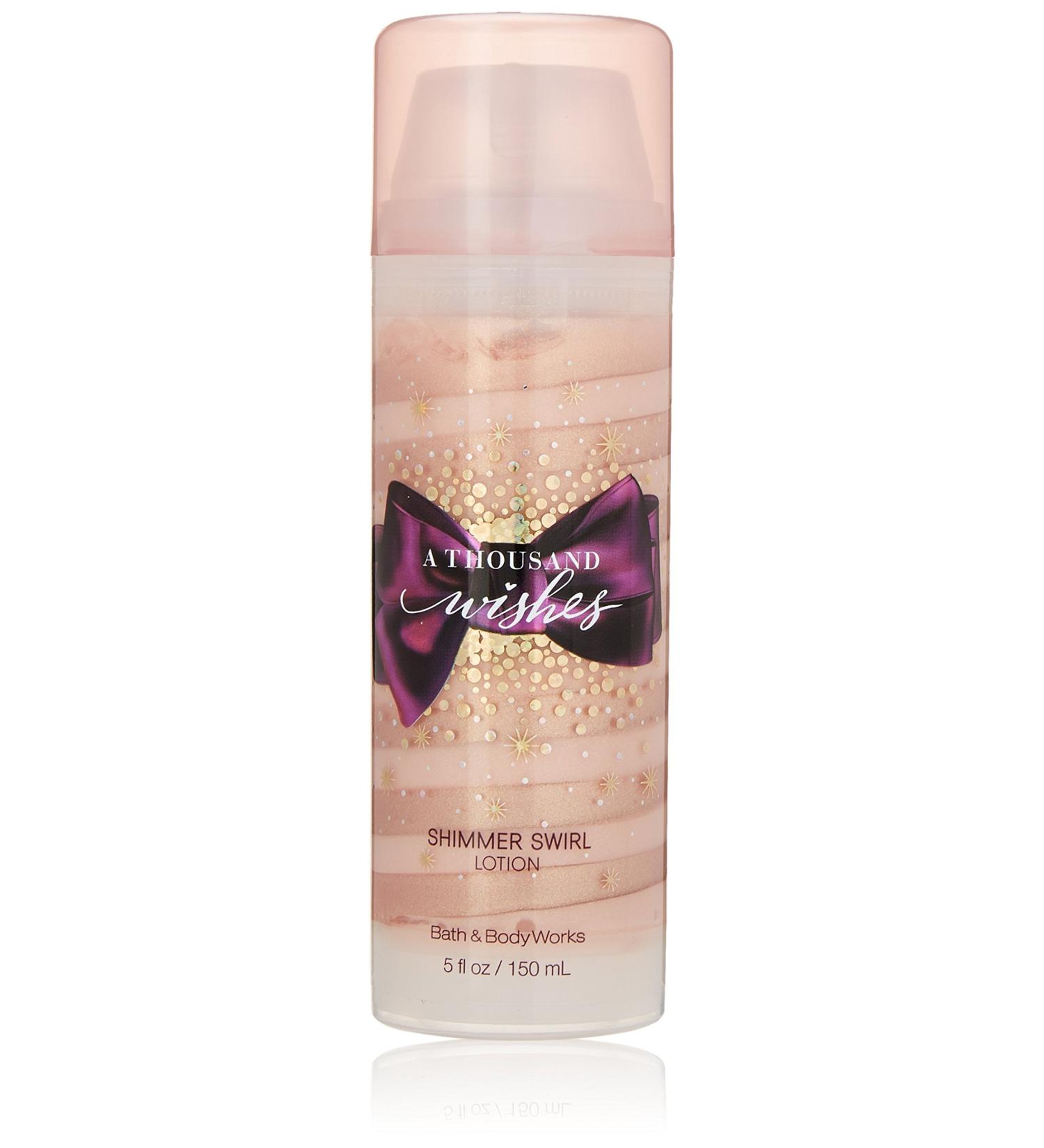 Bath and Body Works A Thousand Wishes Shimmer Swirl Lotion 5 Oz
