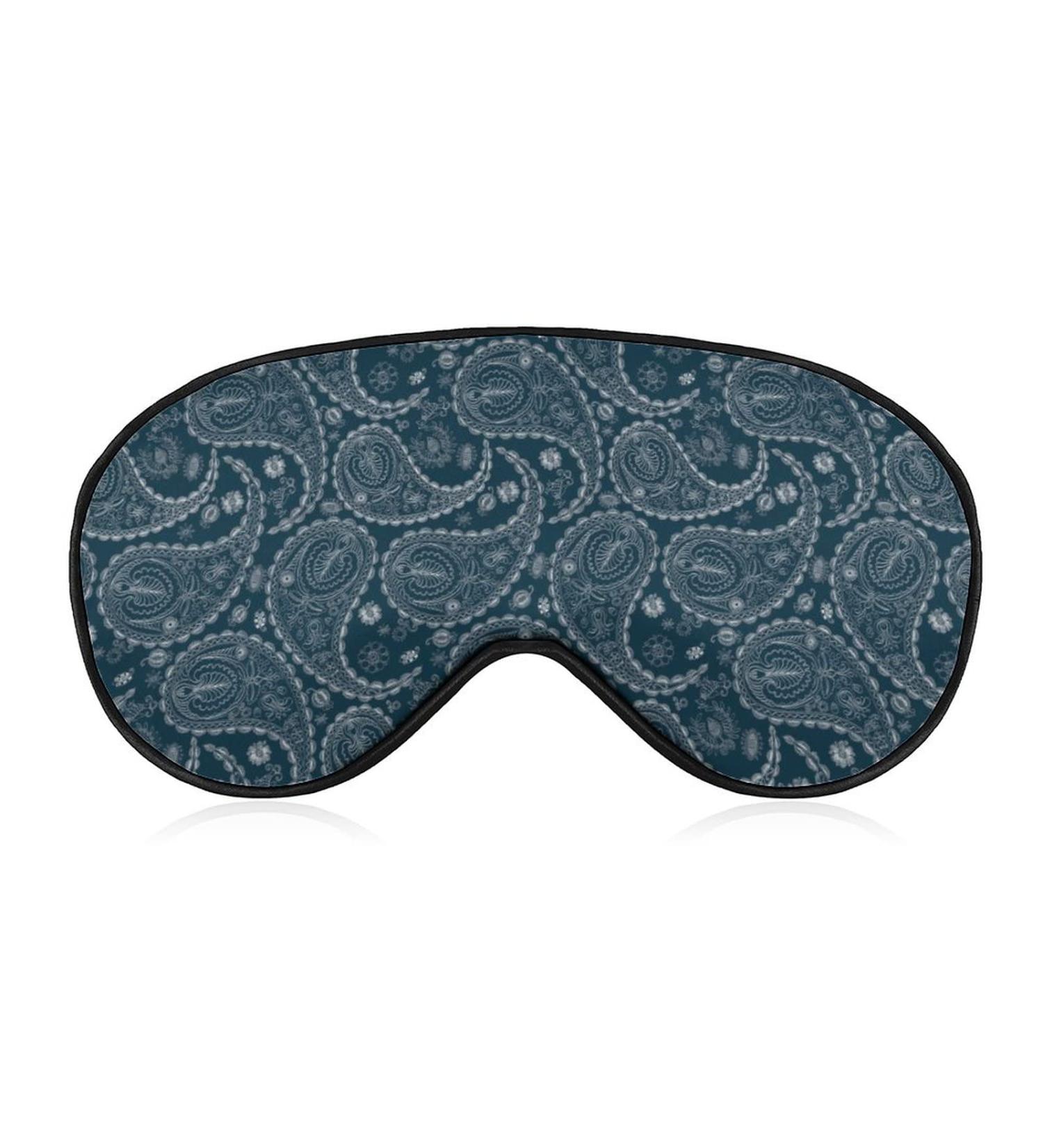 Floral Paisley Design Sleep Mask for Women | Adjustable Eye Shades & Elastic Strap for Comfort - Buy Online on GoSupps.com