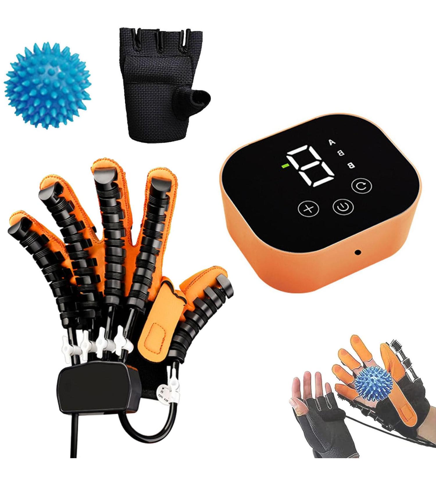 Upgrade Hand Rehabilitation Robot Gloves Finger Orthosis Adjustable Strength Rechargeable Finger Rehab Trainer for Hemiplegia Arthritis Dysfunction Recovery(Size:XL Color:Left Hand) X-Large Left Hand - Buy Online on GoSupps.com