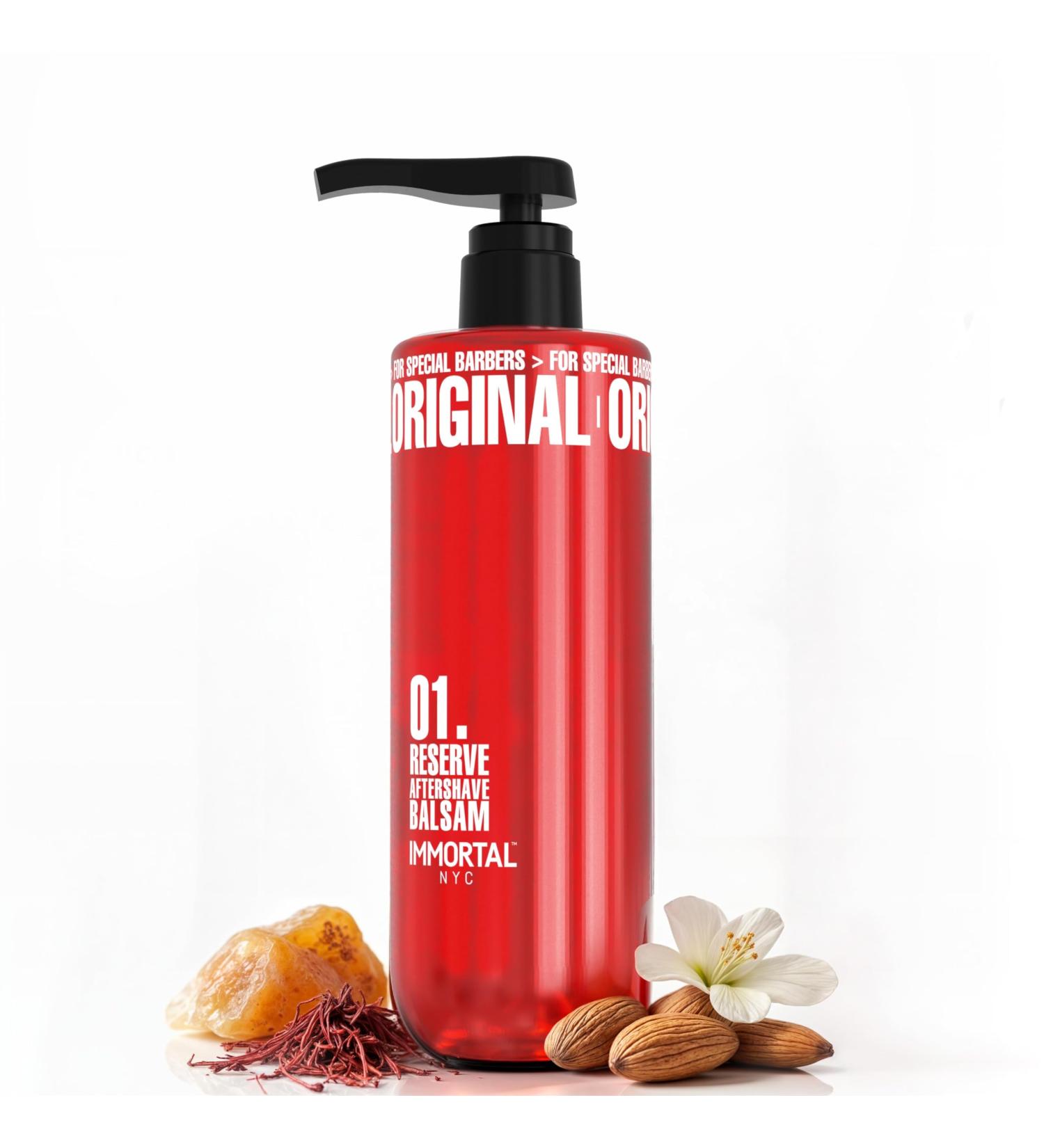 Immortal NYC Reserve Samurai Spirit Aftershave Balm for Men- Moisturizing & Soothing Formula After Shaving- Spicy Floral Aftershave For Men- 17 oz Oriental Floral - Buy Online on GoSupps.com