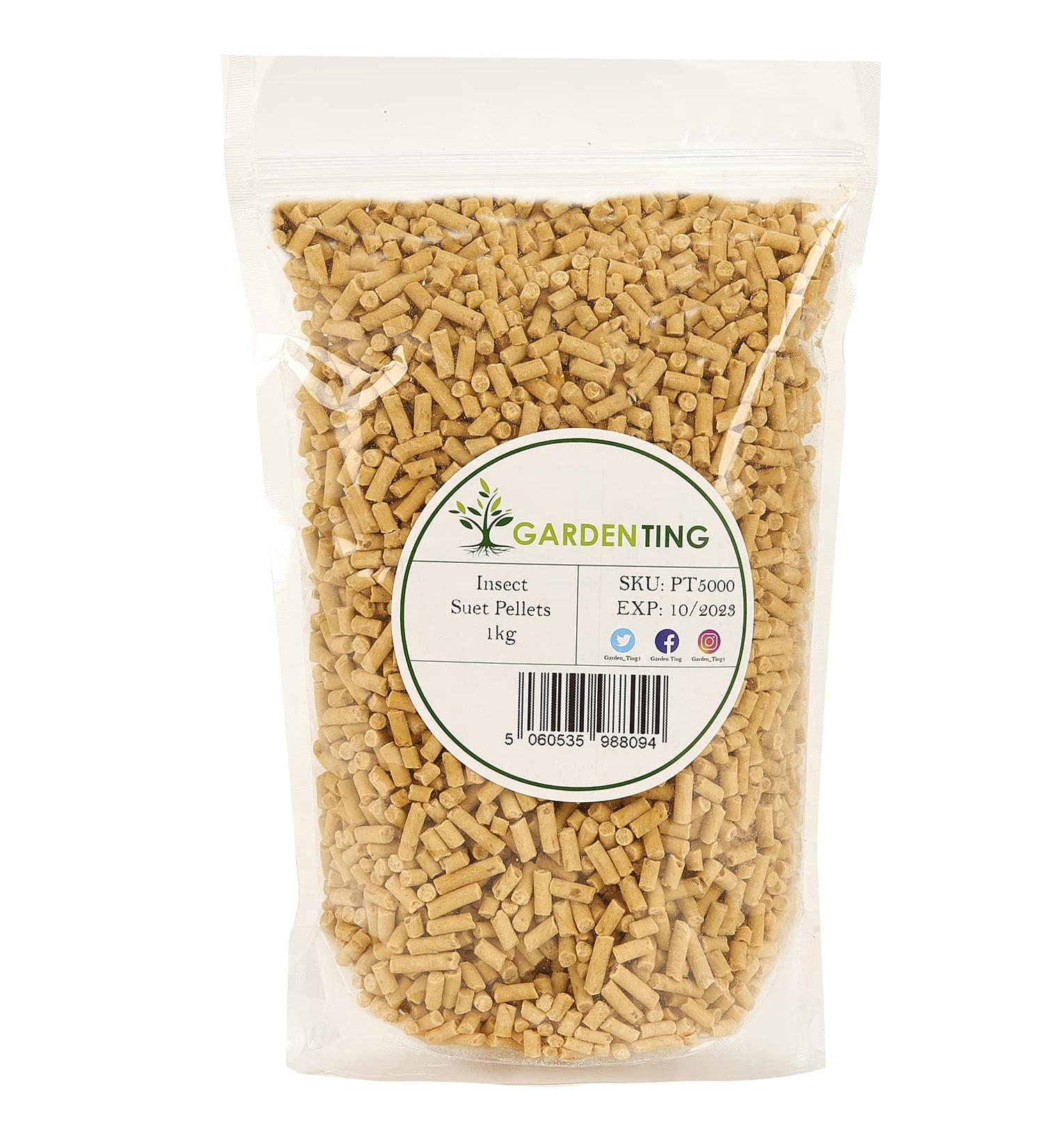 Garden Ting Insect Suet Pellets Wild Bird Food 1 kg
