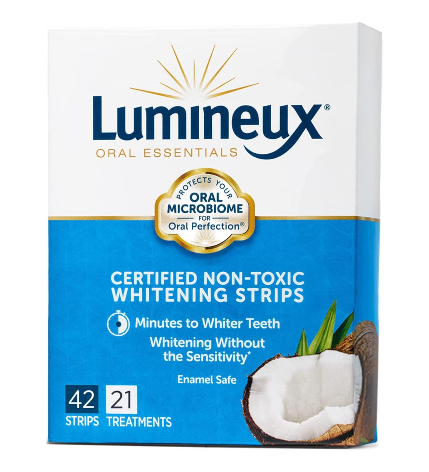 21 Treatments Teeth Whitening Strips - Enamel Safe Formula for Whiter Teeth - Buy Online on GoSupps.com