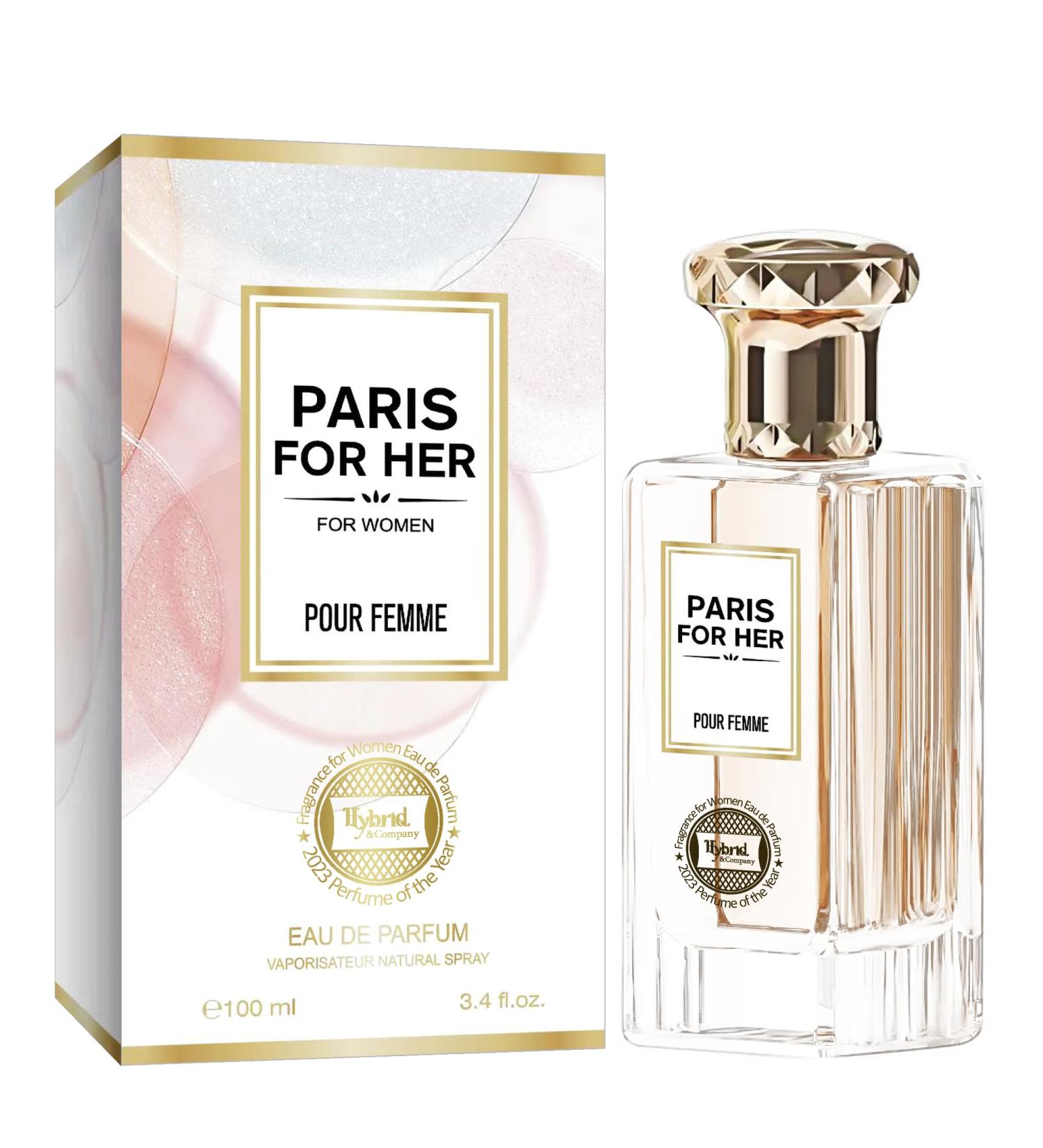 Hybrid & Company Paris For Her Pour Femme Eau De Parfum Natural Spray Vaporisateur 3.4FL.OZ - Buy Online on GoSupps.com