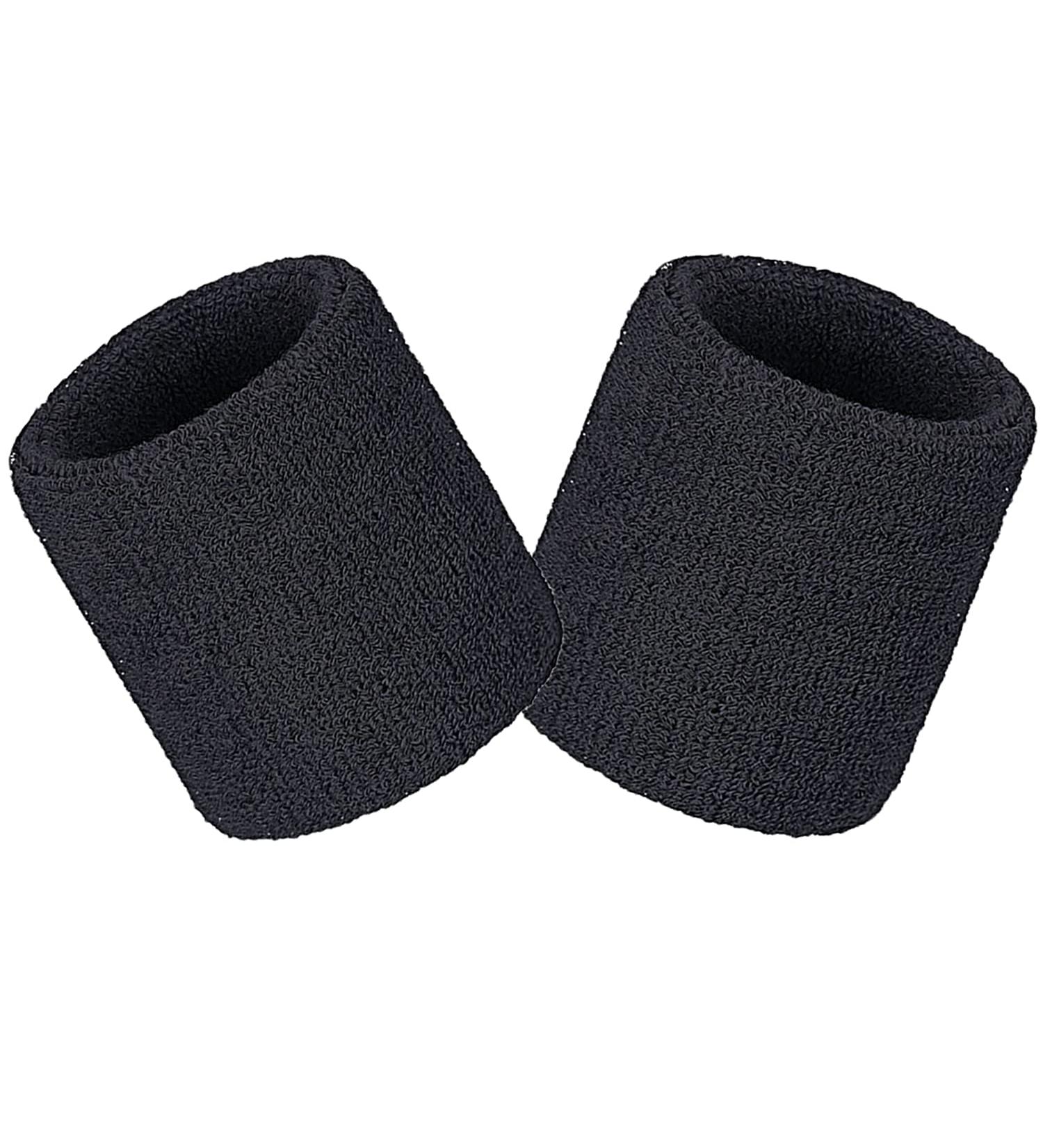 Buy Welding Ribbons Sports Wrist Bands - 2 Pack Thick Cotton Bracelets for Football Basketball & Gymnastics - Comfortable & Durable - Buy Online on GoSupps.com