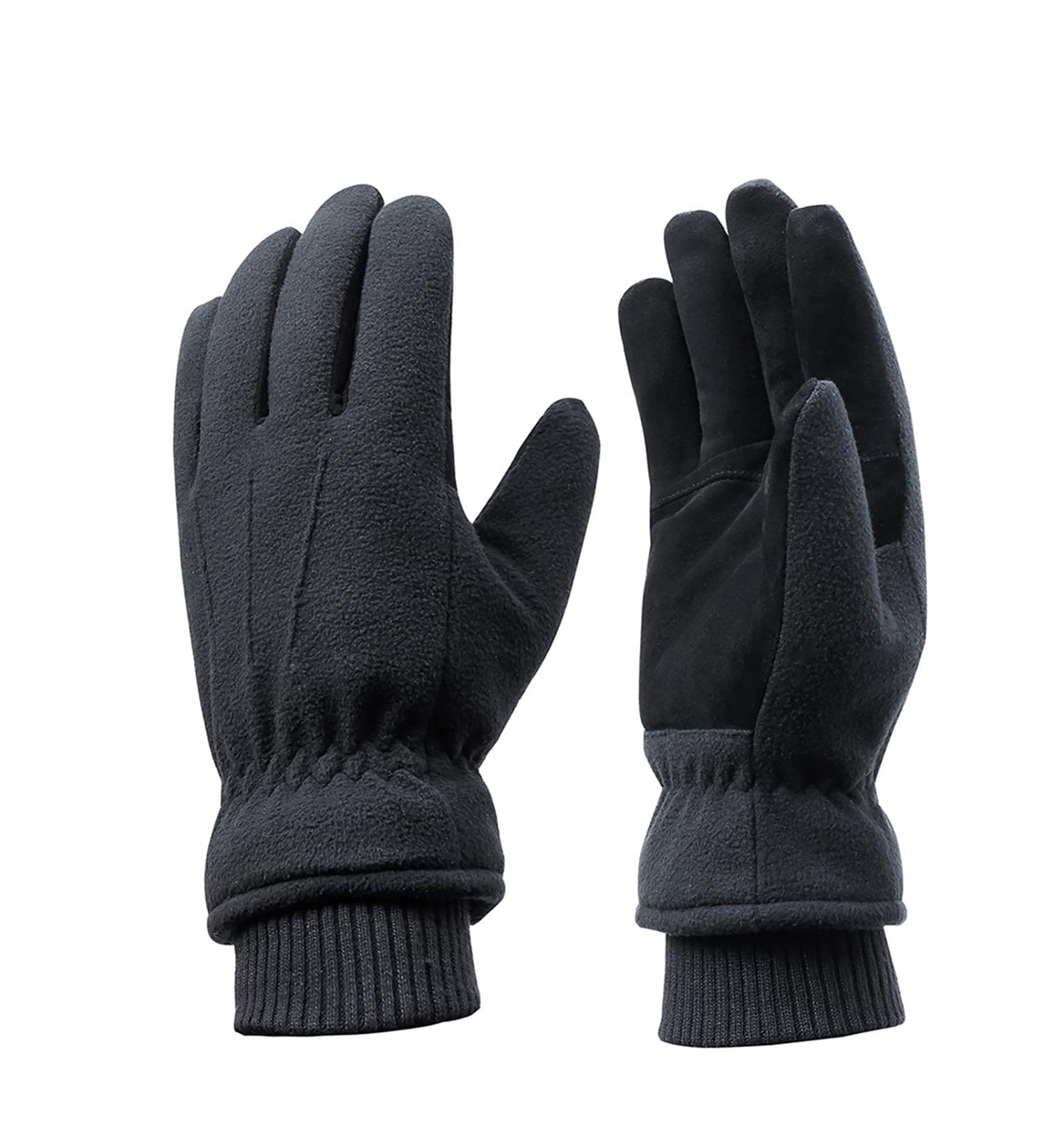 Acdyion Winter Ski Gloves for Men & Women - Warm Thinsulate Outdoor Gloves for Skiing Hiking Cycling & Snowboarding - Black - Buy Online on GoSupps.com