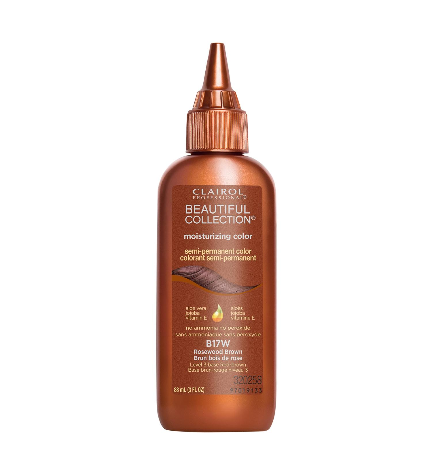 Clairol Professional Beautiful Collection 17W Rosewood Brown - Semi-Permanent Hair Color for All Hair Textures - Buy Online on GoSupps.com