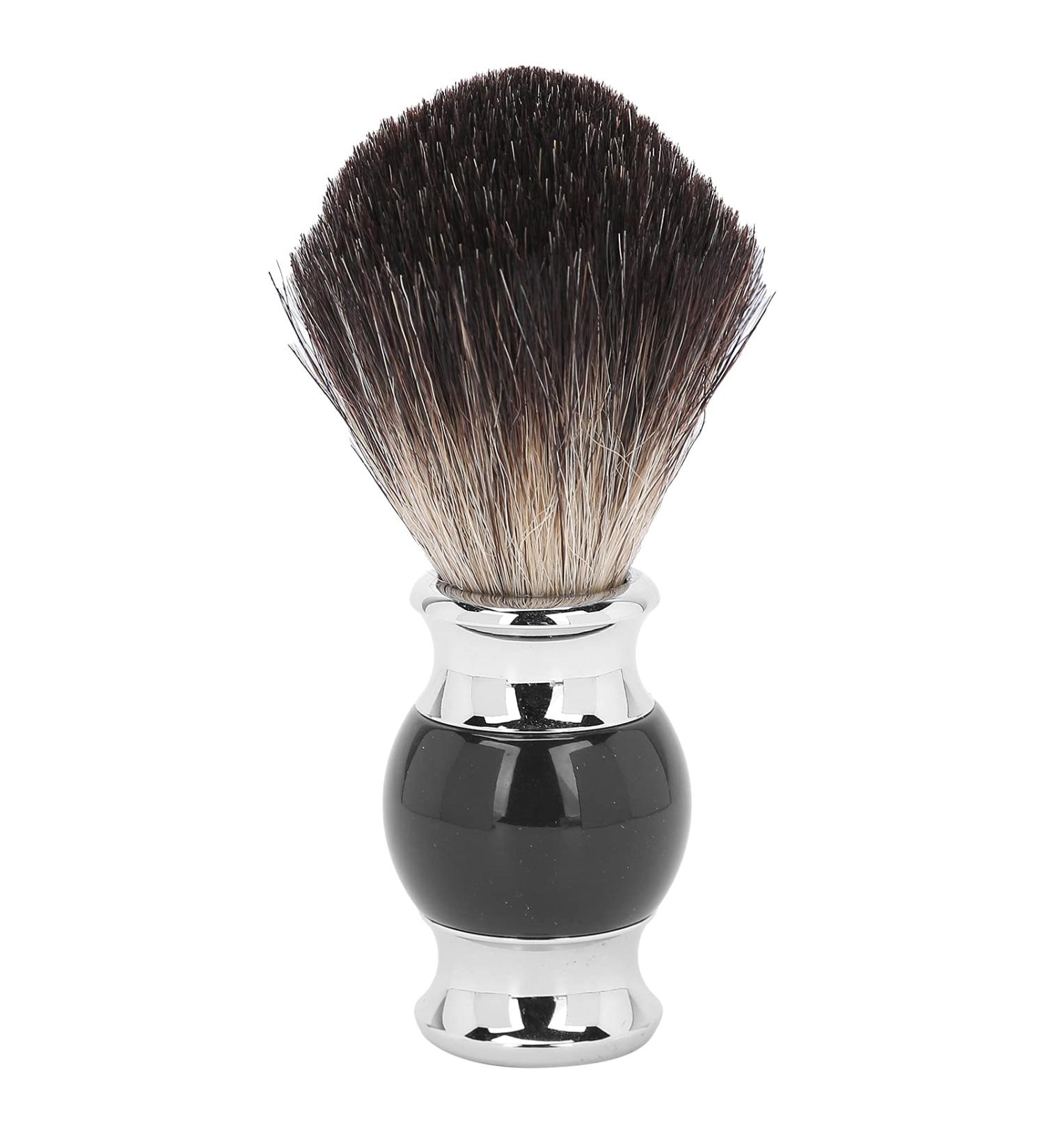 Premium Shaving Brush for Men - Soft Nylon Bristles | Ideal for Beard Styling & Hairdressing | International Shipping Available - Buy Online on GoSupps.com