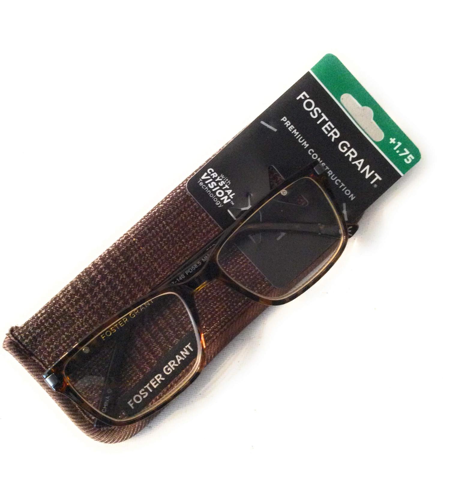 Foster grant Cyrus Brown Reading Glasses Eyeglasses 1.75