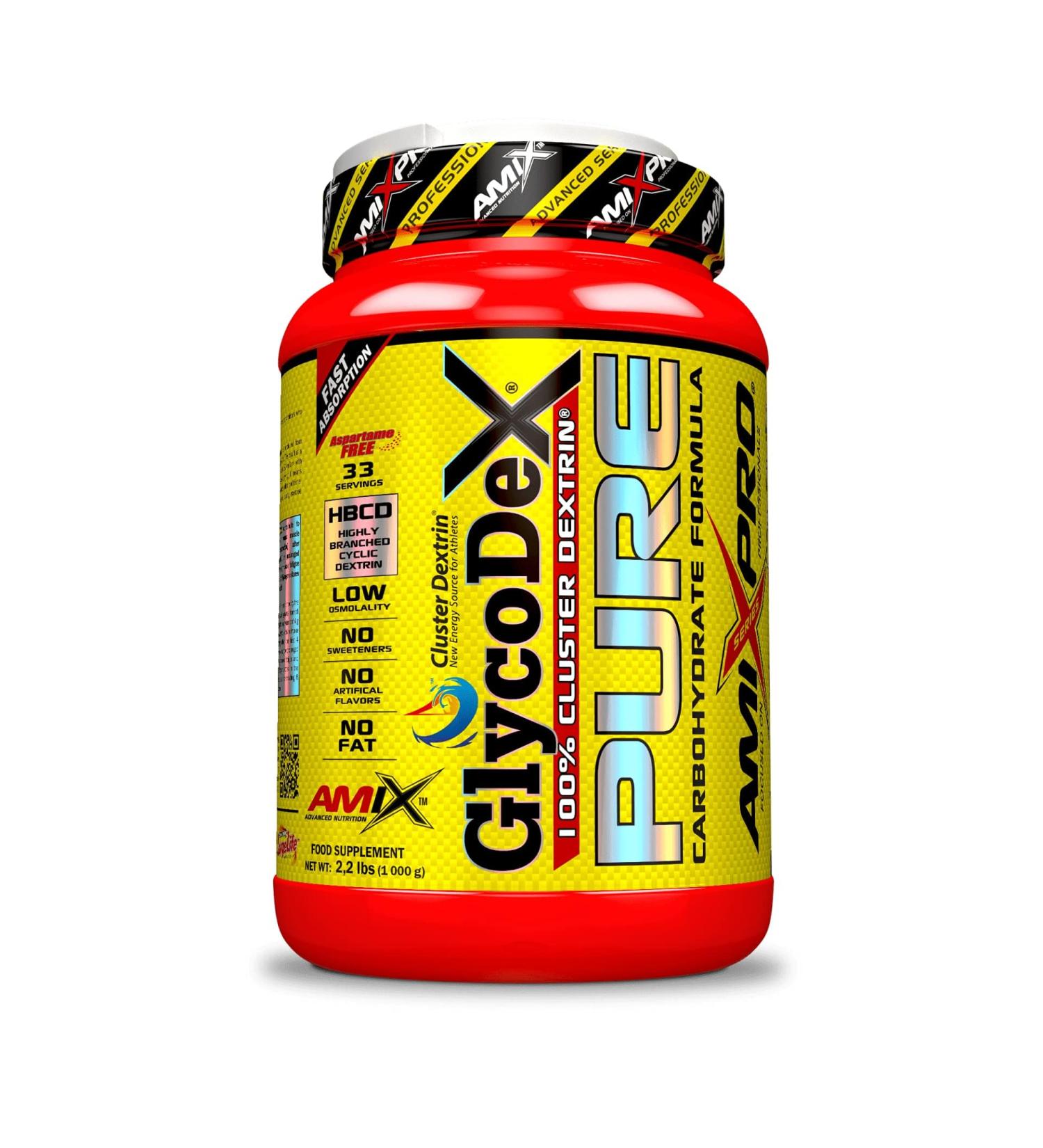 Amix Pro Glycodex Pure 1 Kg Composed of Fast Absorption Carbohydrates Dextrin ClusterPromotes Muscle Recovery Neutral Flavor - Buy Online on GoSupps.com