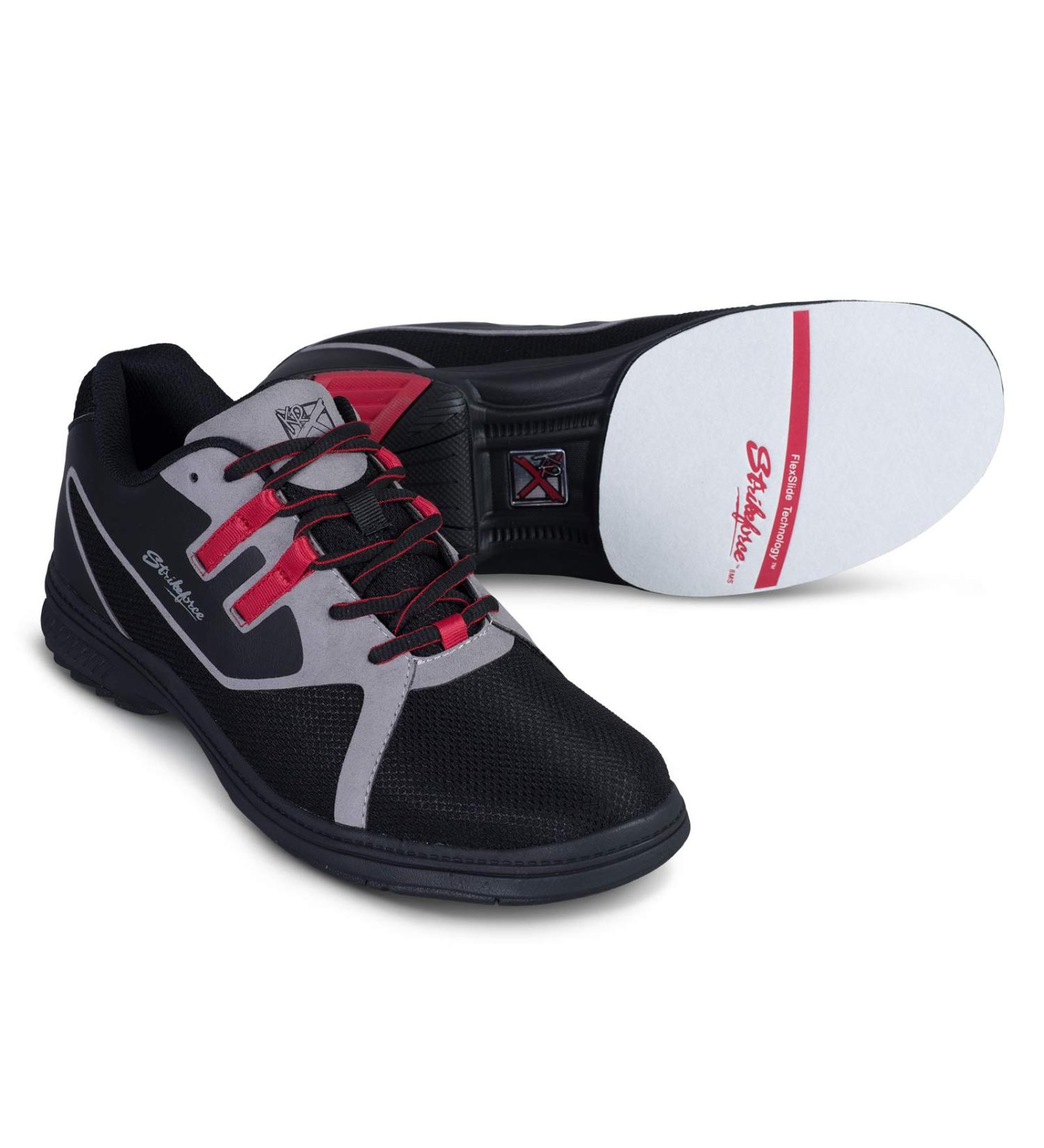 KR Strikeforce Ignite Left Handed Men's Bowling Shoe - Black/Grey/Red - Buy Online on GoSupps.com