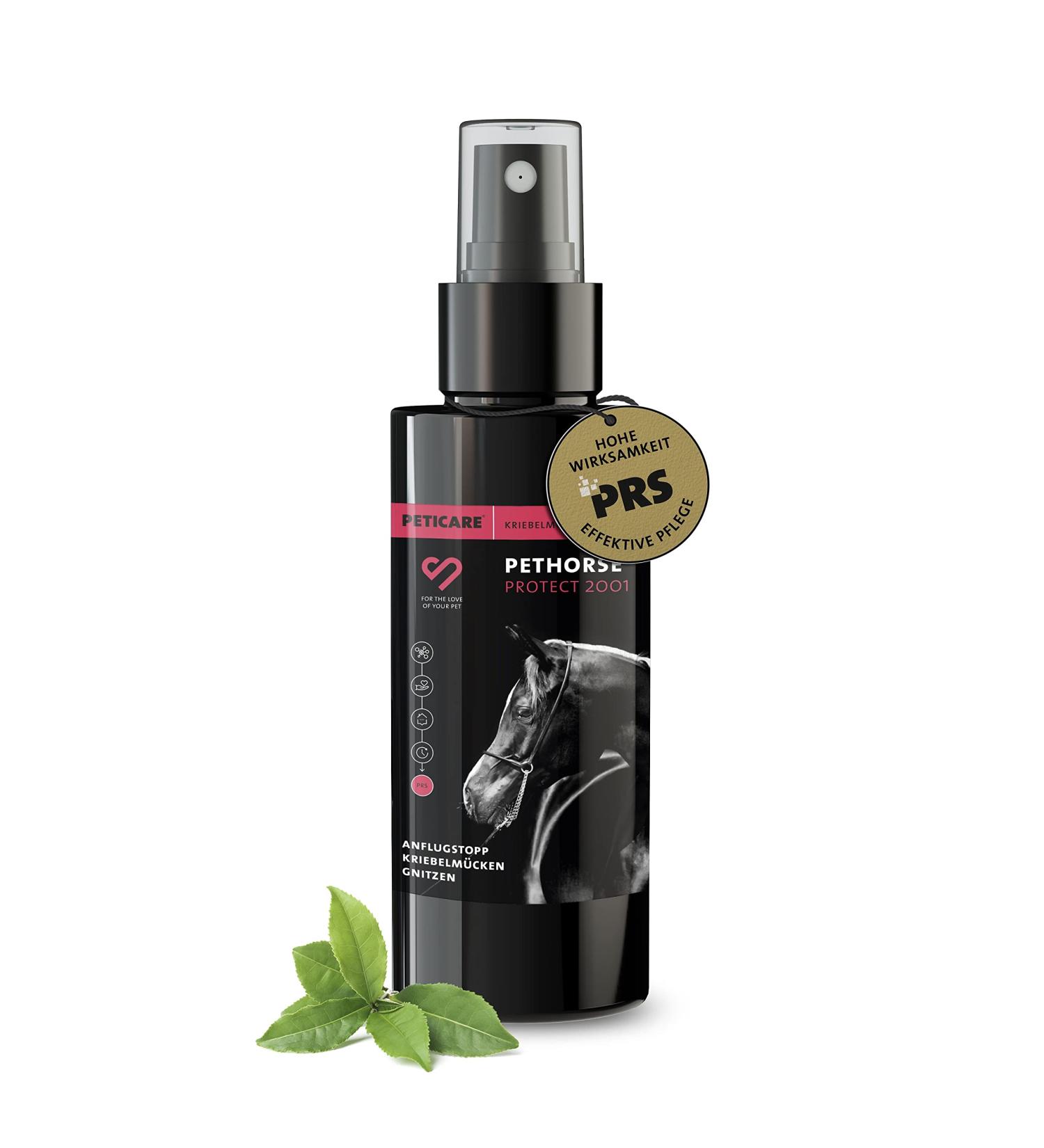 Peticare Anti-Creeplick Mosquito Spray for Horses | Summer Eczema Prevention | PRS System | Pethorse Protect 2001 | 250 ml - Buy Online on GoSupps.com