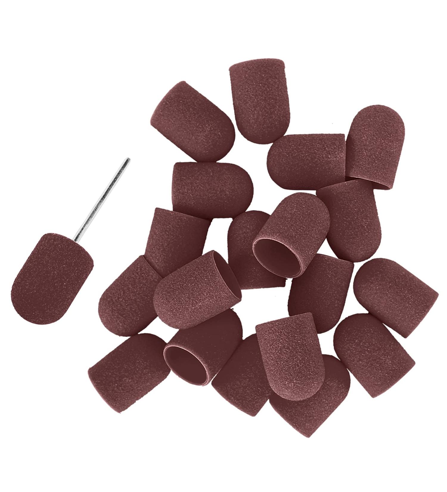 Nail Art Sanding Cap Nail Drill Bits Polishing Grinding Sanding Bands Set Nail Sanding Bands for Nail Drill Bits for Nail Drill Bits Nail Art Sanding Cap Nail Drill Bits Polishing Grinding(Brown) - Buy Online on GoSupps.com