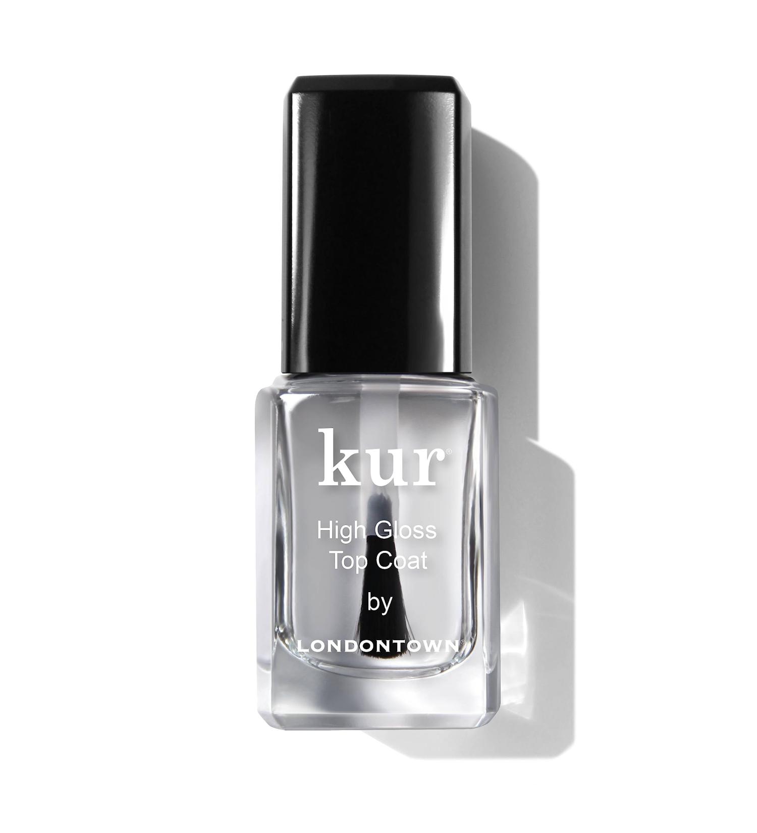 LONDONTOWN High Shine Glossy Top Coat Nail Polish - Long Lasting Vegan & Cruelty-Free - 0.40 fl oz - Buy Online on GoSupps.com