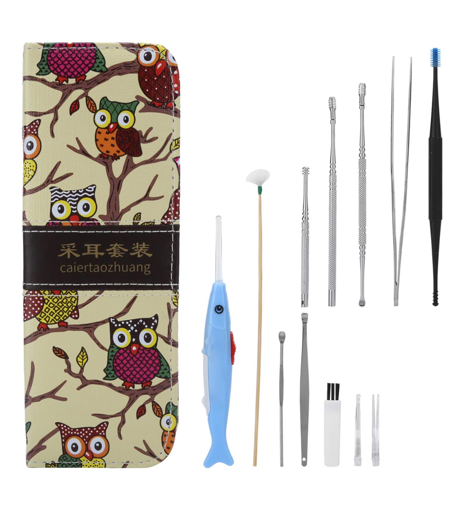 Stainless Steel Ear Pick Spoon Set for Ear Wax Removal and Cleaning - Buy Online on GoSupps.com