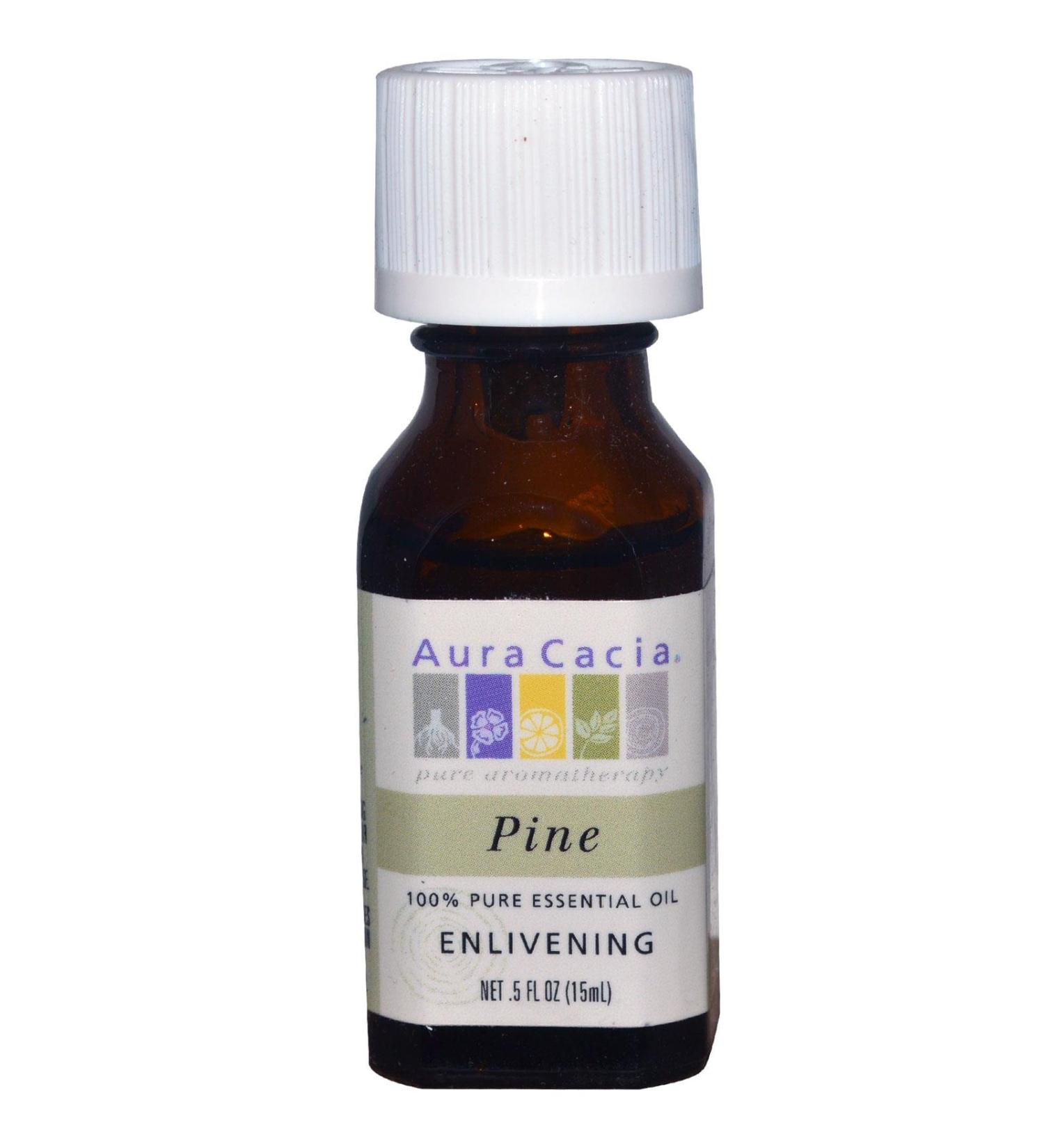 Aura Cacia Aromatherapy Pine Essential Oil 0.5 Oz. Bottle