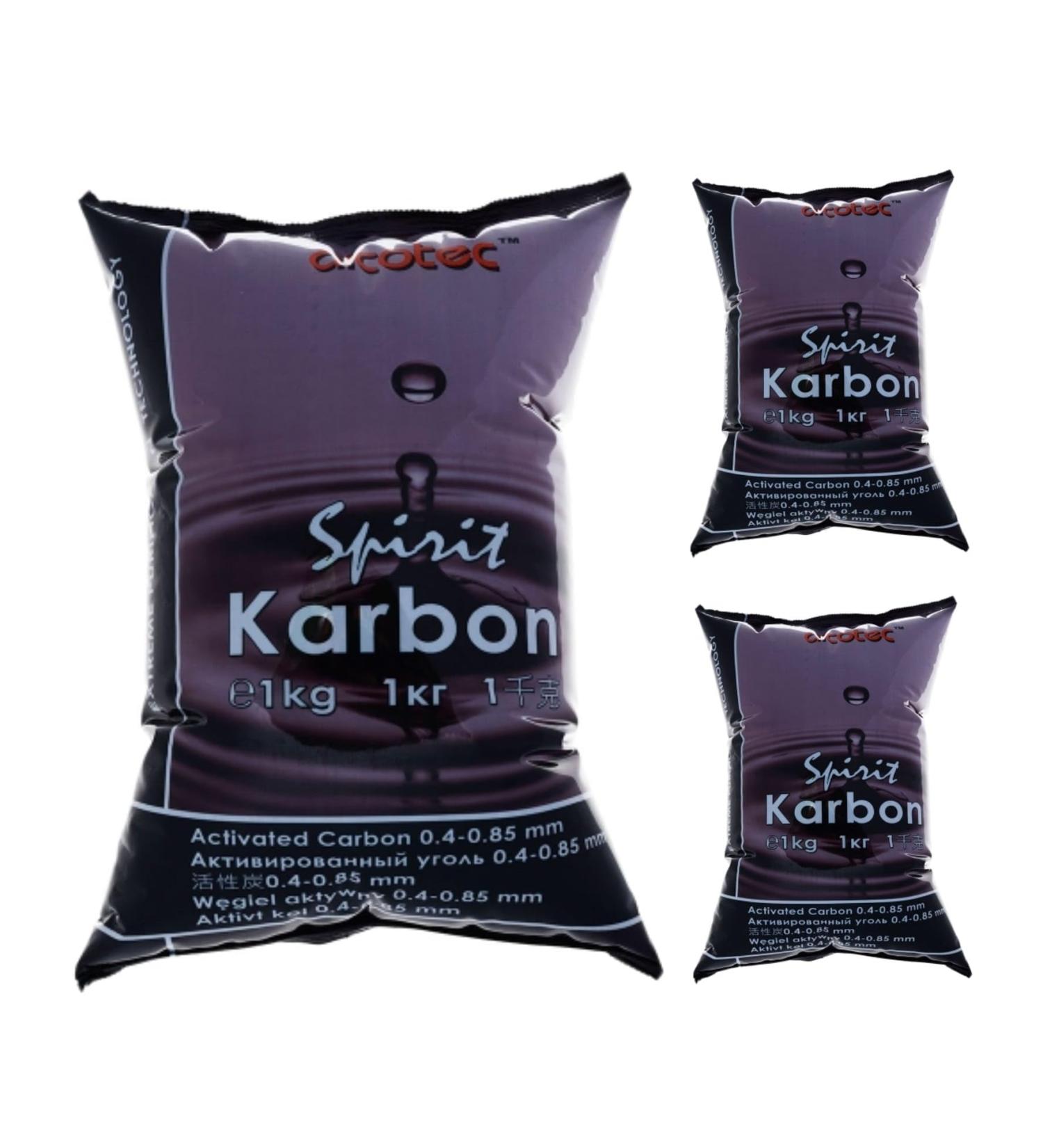 AlcoTec Activated Carbon 1kg - Premium Alcohol Filter for Home Brewing & Fermentation (3 Pieces) | International Shipping - Buy Online on GoSupps.com