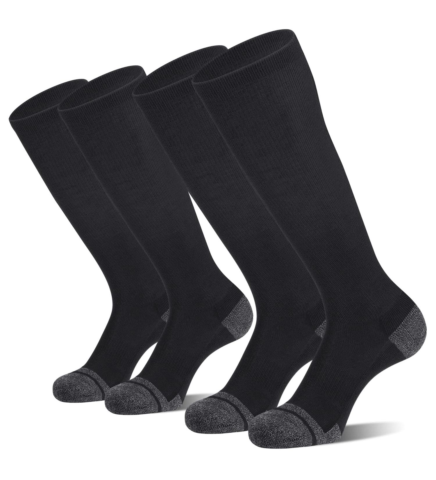 CS CELERSPORT Over the Calf Baseball Socks - Youth, Kids & Adult - 2 Pack - Black - Buy Online on GoSupps.com